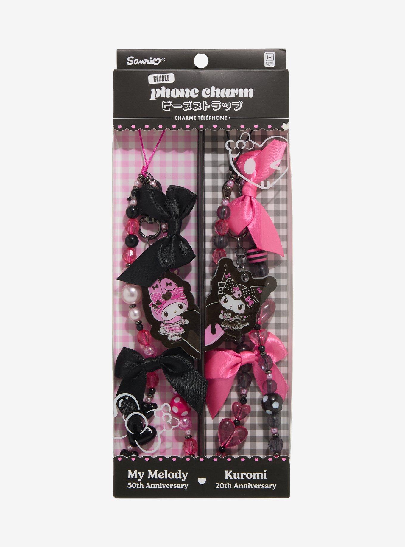 My Melody & Kuromi Beaded Phone Charm Set | Hot Topic