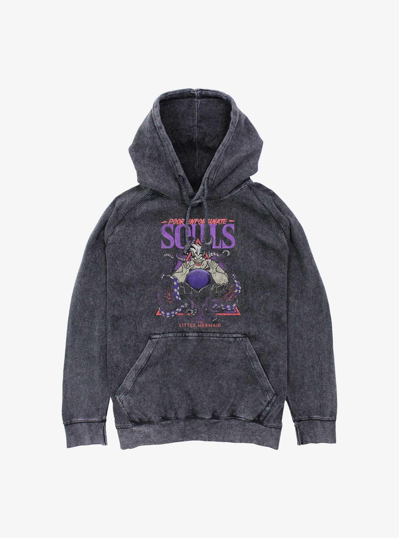 Disney The Little Mermaid Ursula Poor Unfortunate Souls Mineral Wash Hoodie, , hi-res