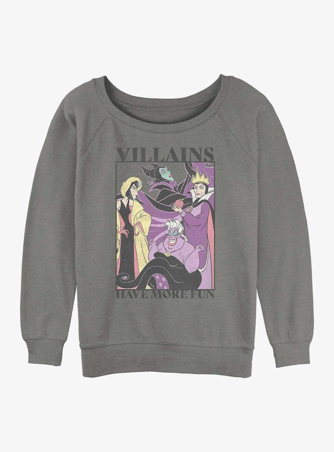 Disney Villains Have More Fun Womens Slouchy Sweatshirt, , hi-res