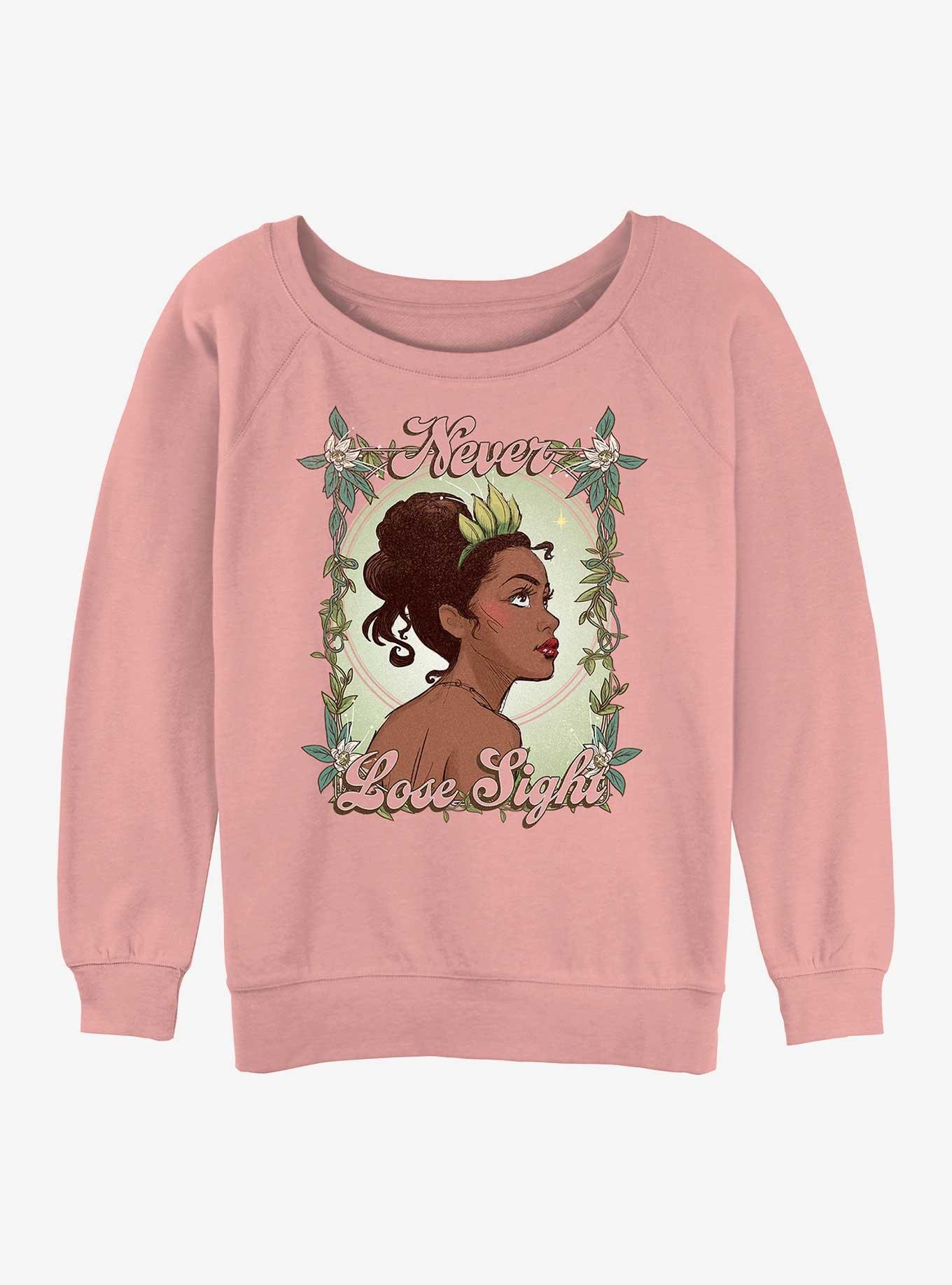 Disney The Princess And The Frog Tiana Never Lose Sight Womens Slouchy Sweatshirt, , hi-res