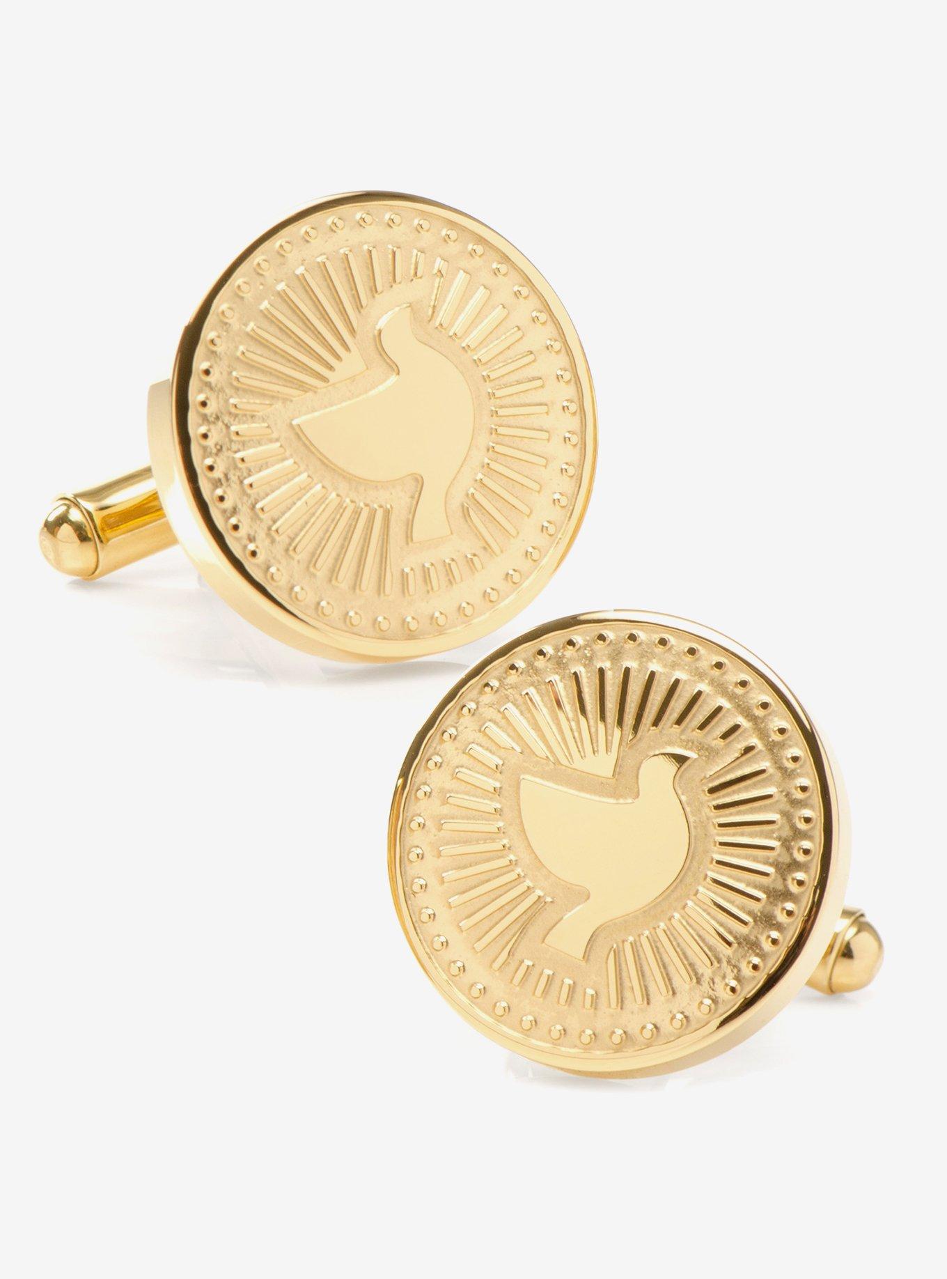 Gold Dove Radial Cufflinks, , hi-res