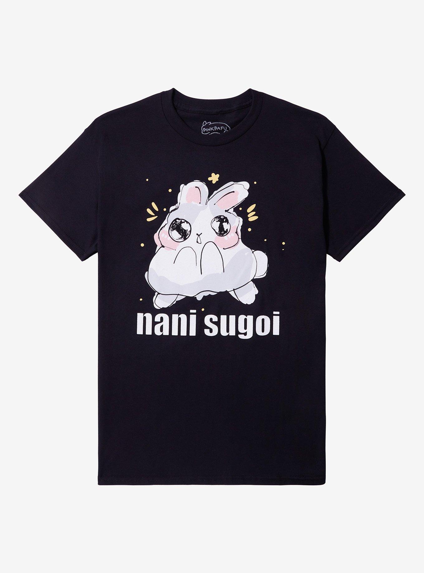 Nani Sugoi Bunny T-Shirt By PinkPafu, , hi-res
