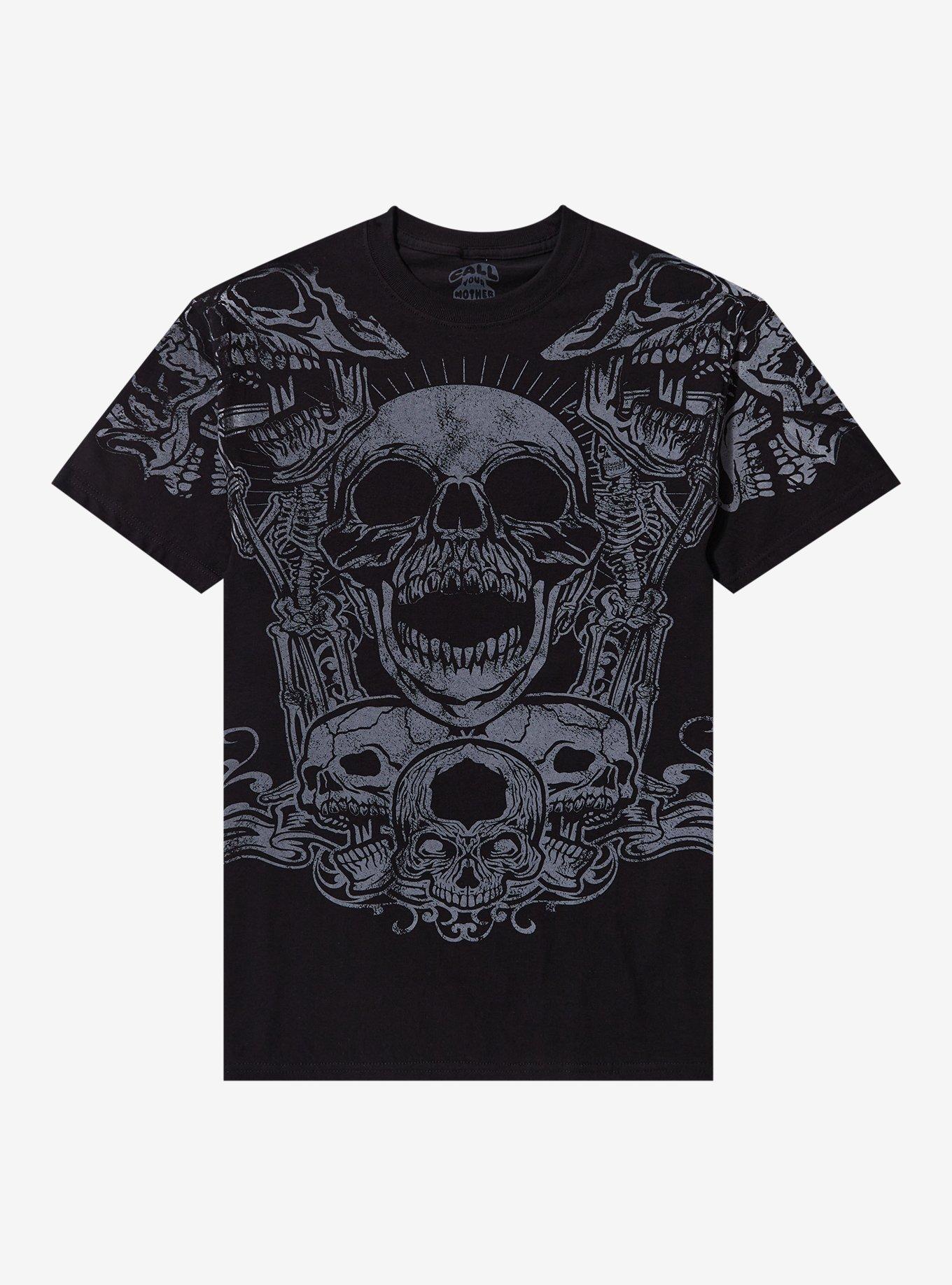 Screaming Skulls T-Shirt By Call Your Mother, , hi-res