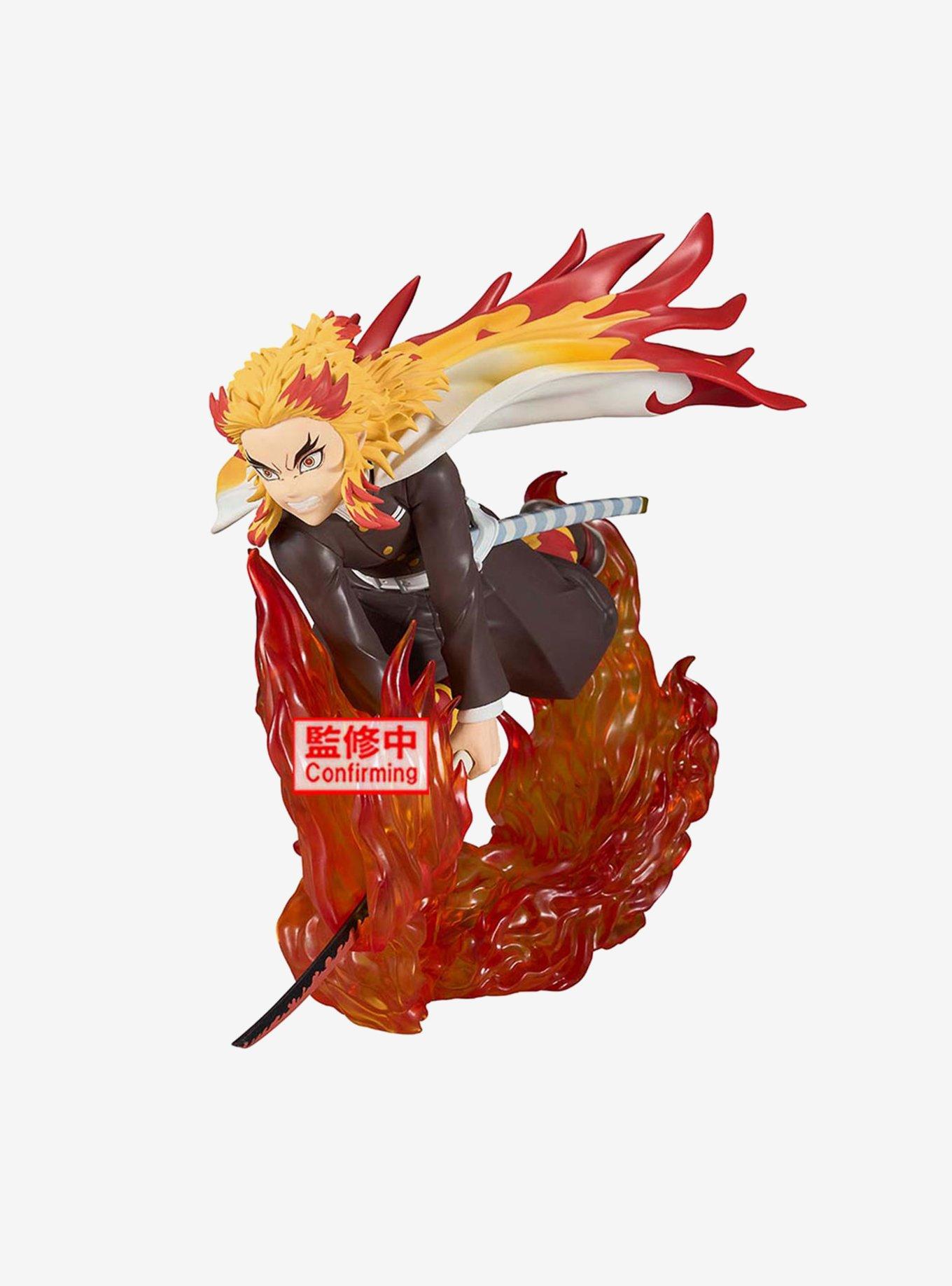 Banpresto Demon Slayer: Kimetsu No Yaiba Vibration Stars Plus Kyojuro Rengoku Figure, , hi-res