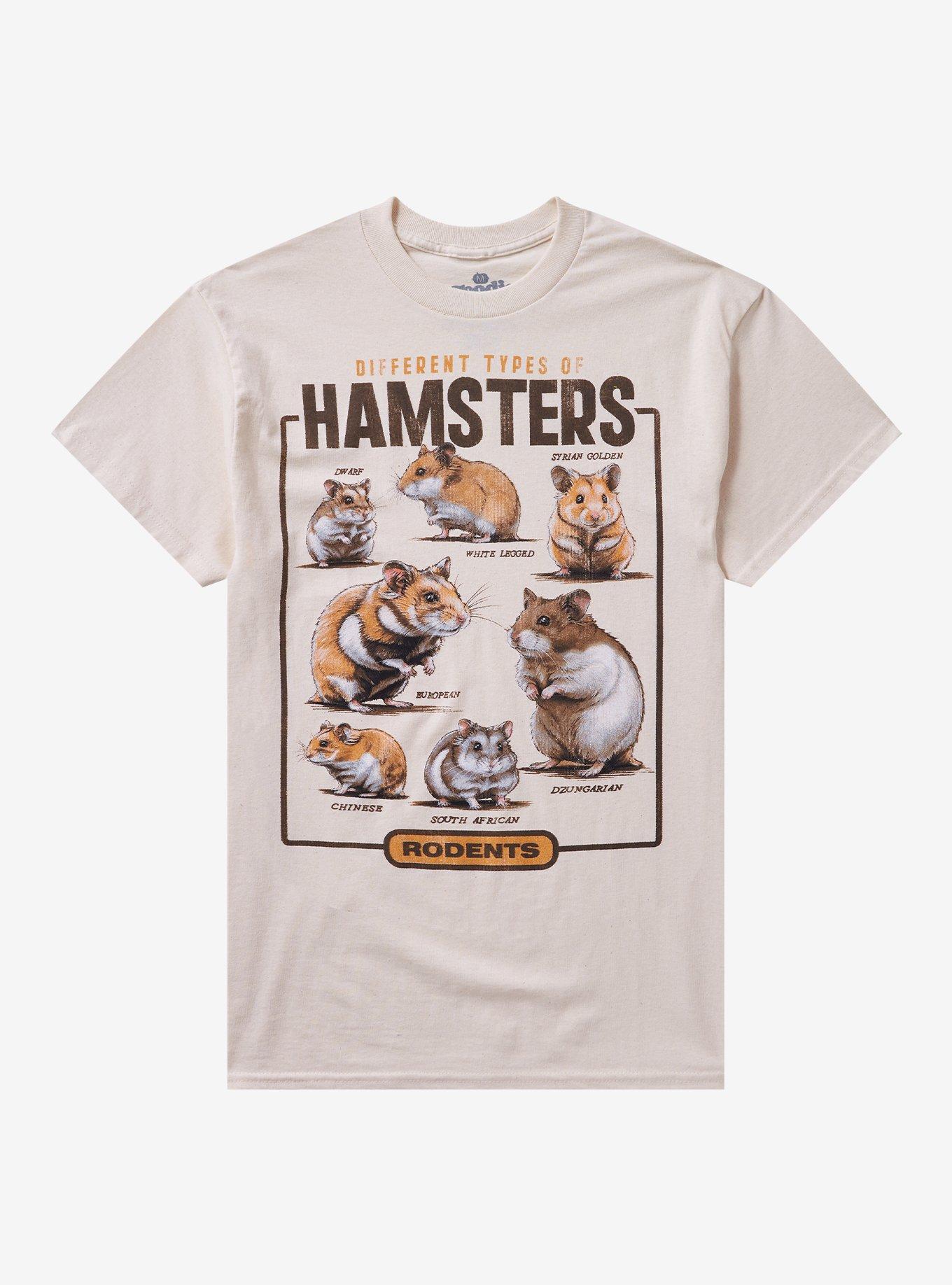 Different Hamster Types T-Shirt By Goodie Two Sleeves, , hi-res