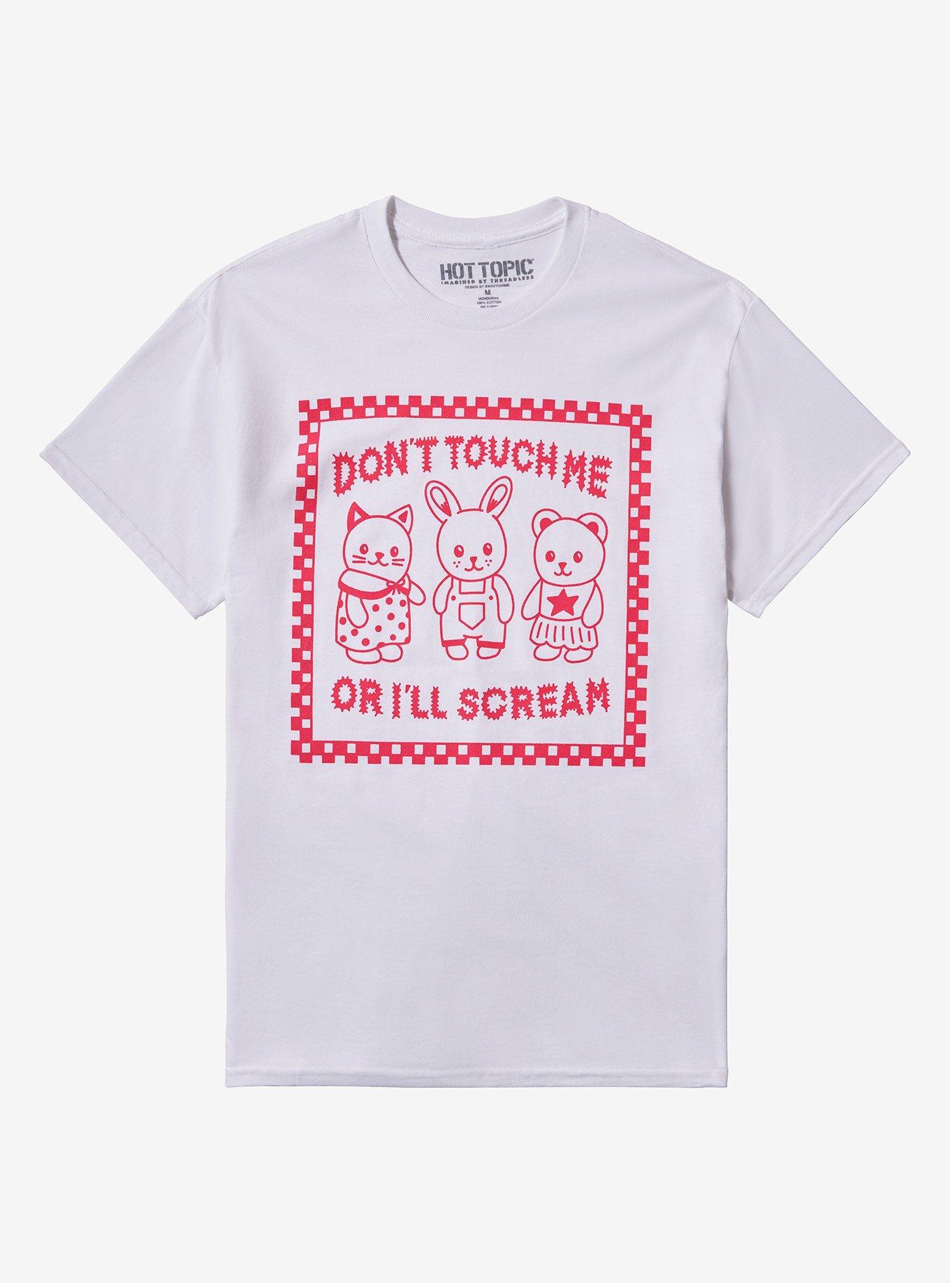 Don't Touch Me Critters T-Shirt By Sweetdivine, , hi-res