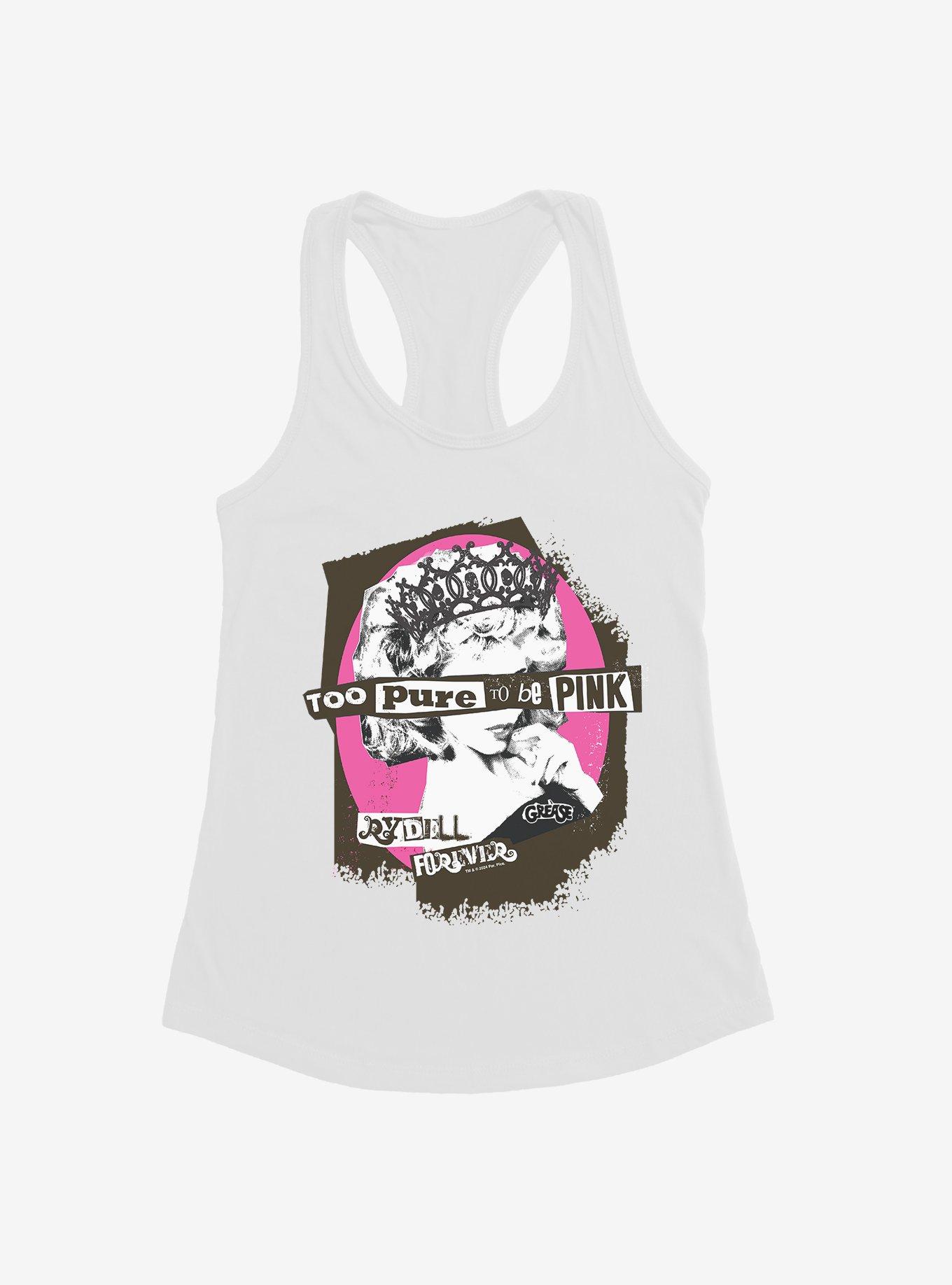 Grease Too Pure To Be Pink Womens Tank Top, , hi-res