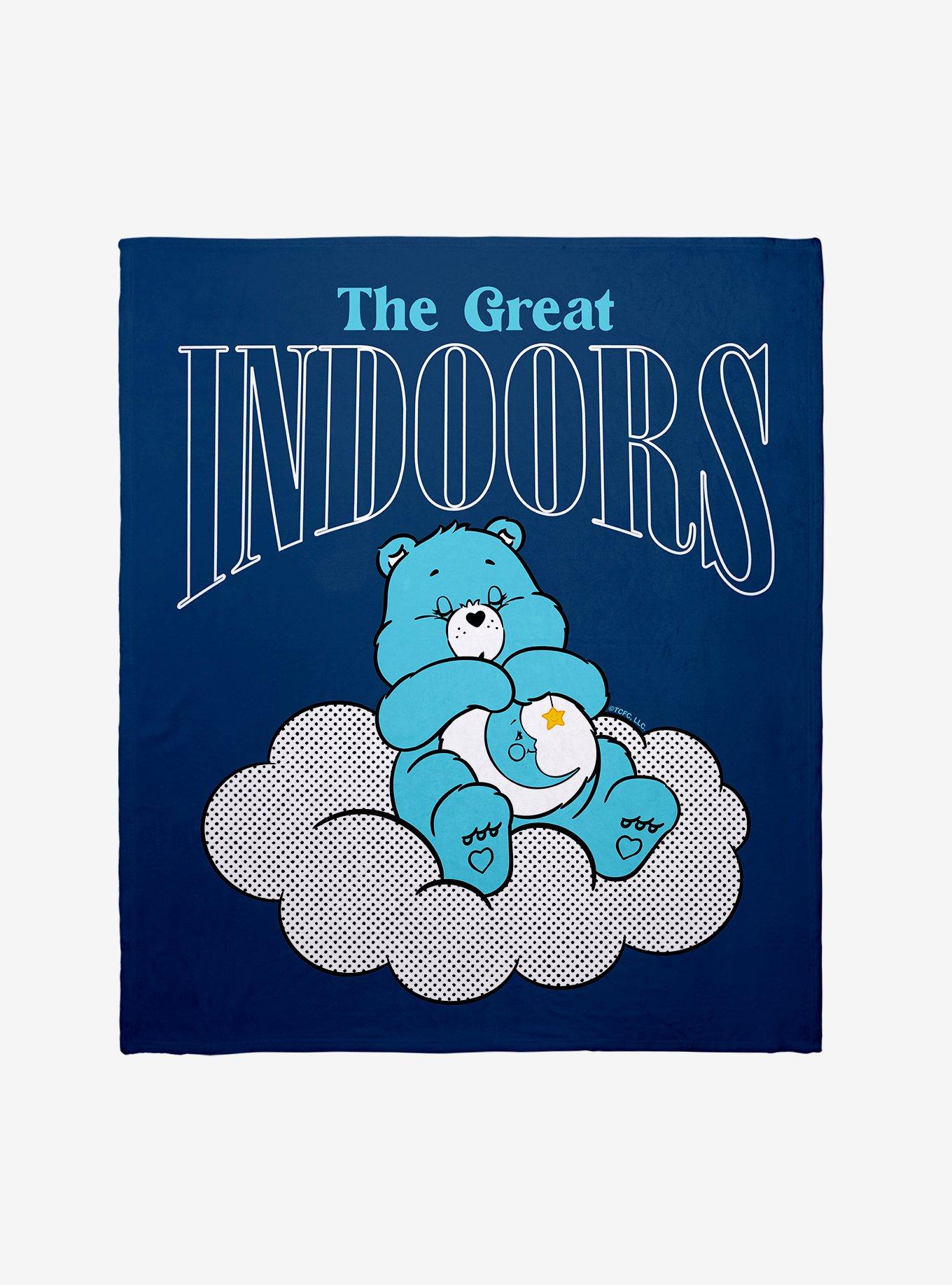 Care Bears The Great Indoors Bedtime Bear Throw Blanket, , hi-res