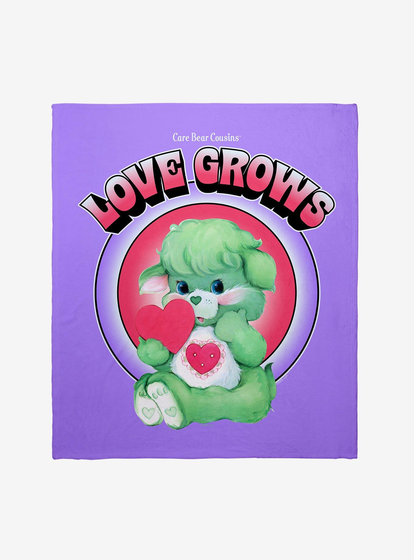 Care Bears Cousins Love Grows Gentle Heart Lamb Throw Blanket, , hi-res