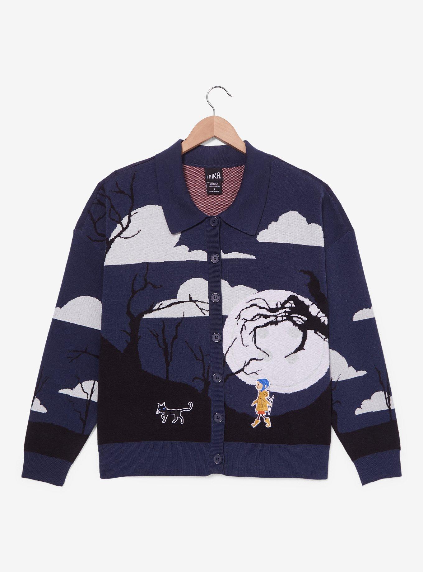 Coraline Clouds Scenic Women's Plus Size Cardigan — BoxLunch Exclusive, , hi-res