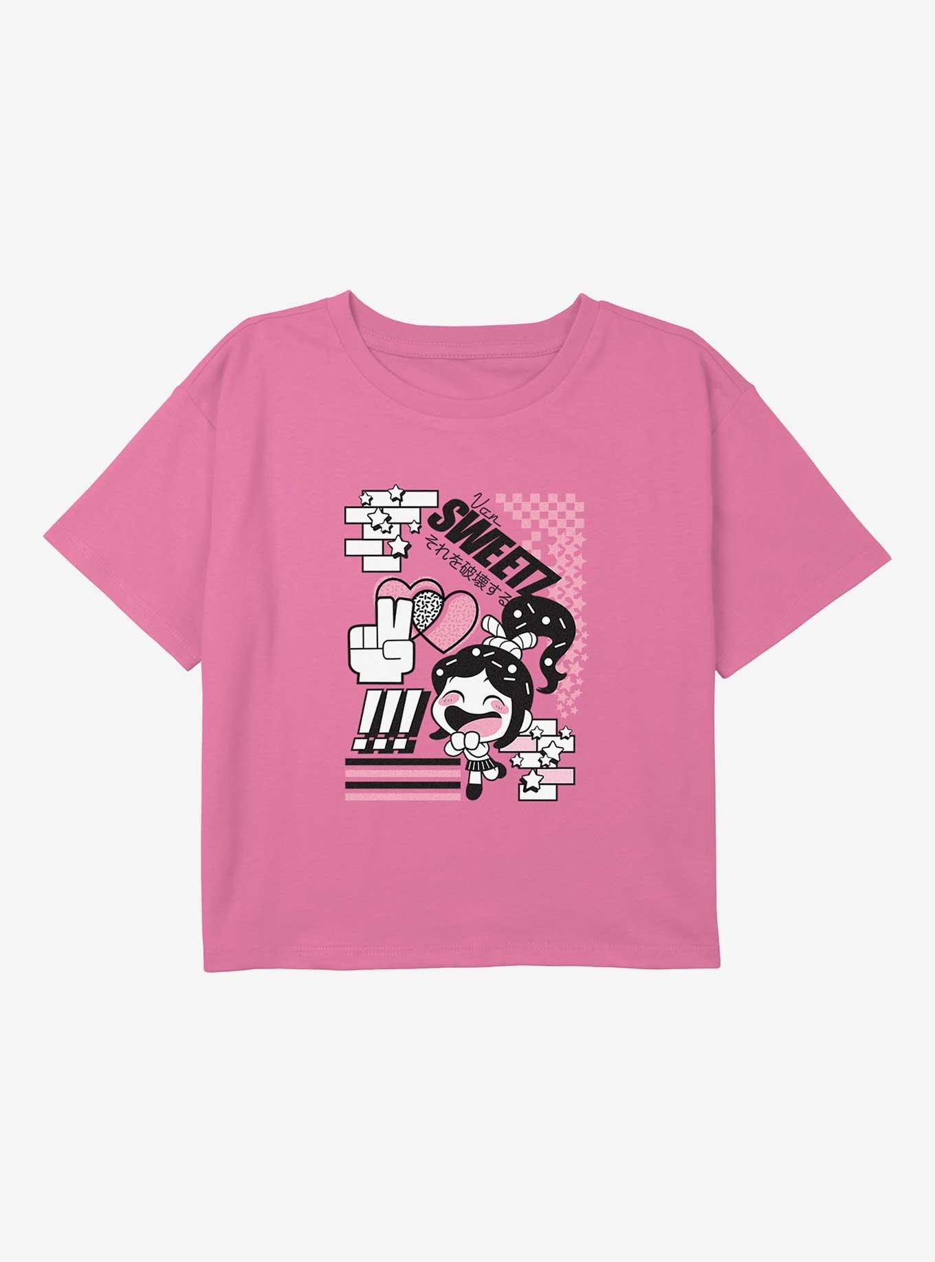 Disney Wreck It Ralph Vanellope Blocks Youth Girls Boxy T-Shirt, , hi-res