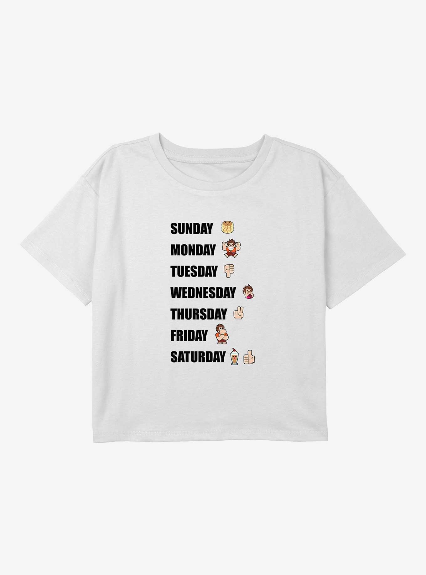 Disney Wreck It Ralph Weekly Vibes Youth Girls Boxy T-Shirt, , hi-res