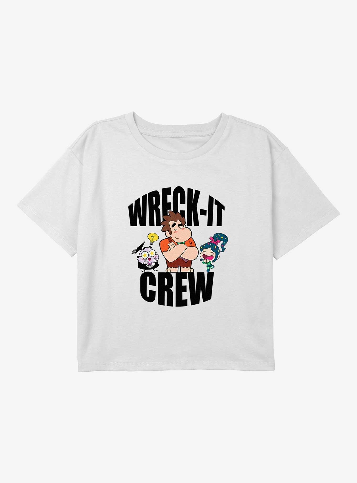 Disney Wreck It Ralph Wreck-It Crew Youth Girls Boxy T-Shirt, , hi-res