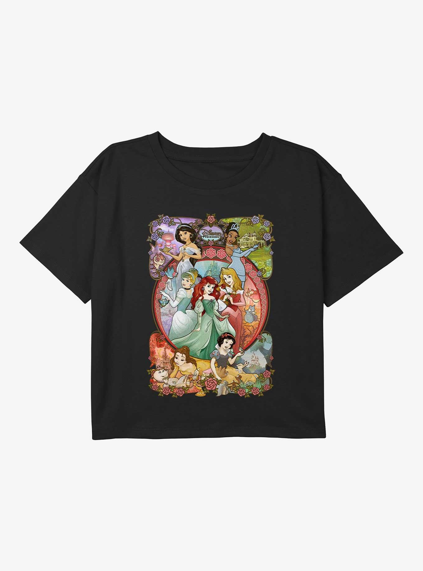Disney Princesses Power Youth Girls Boxy T-Shirt, , hi-res