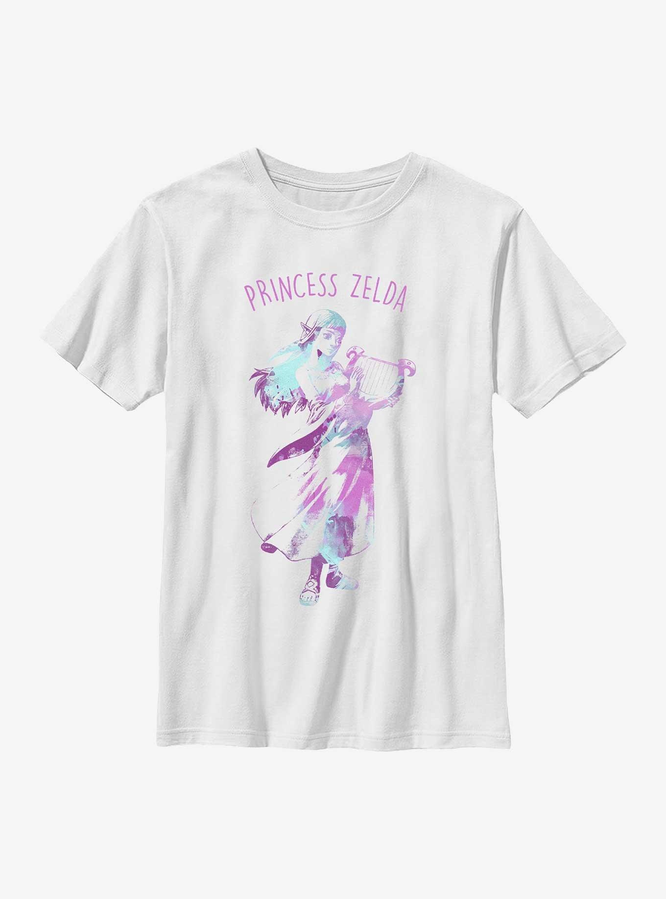 The Legend Of Zelda Watercolor Princess Zelda Youth T-Shirt, , hi-res