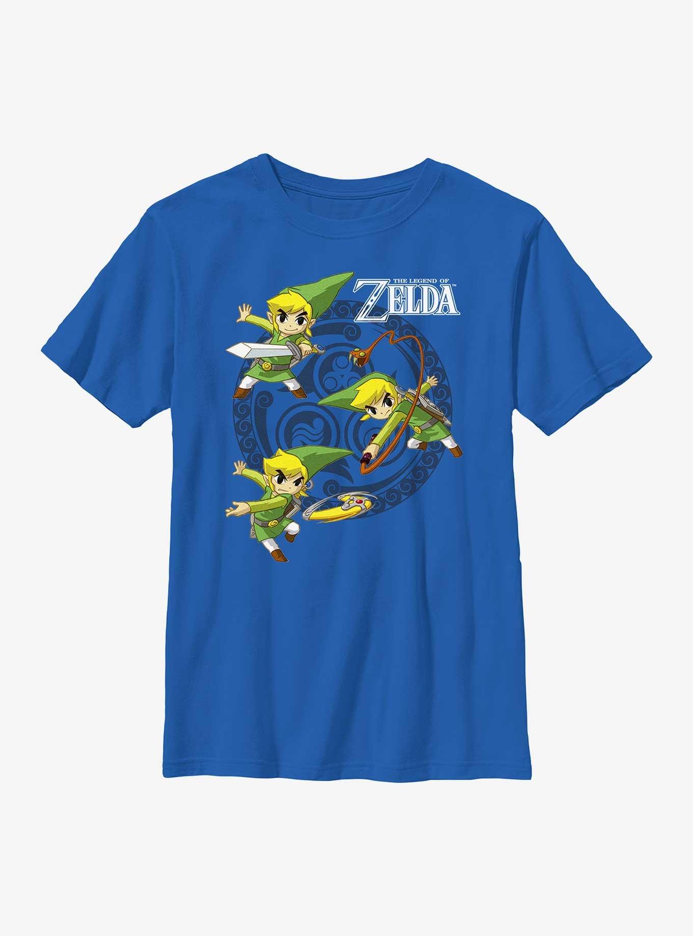 The Legend Of Zelda Three Motions Youth T-Shirt, , hi-res