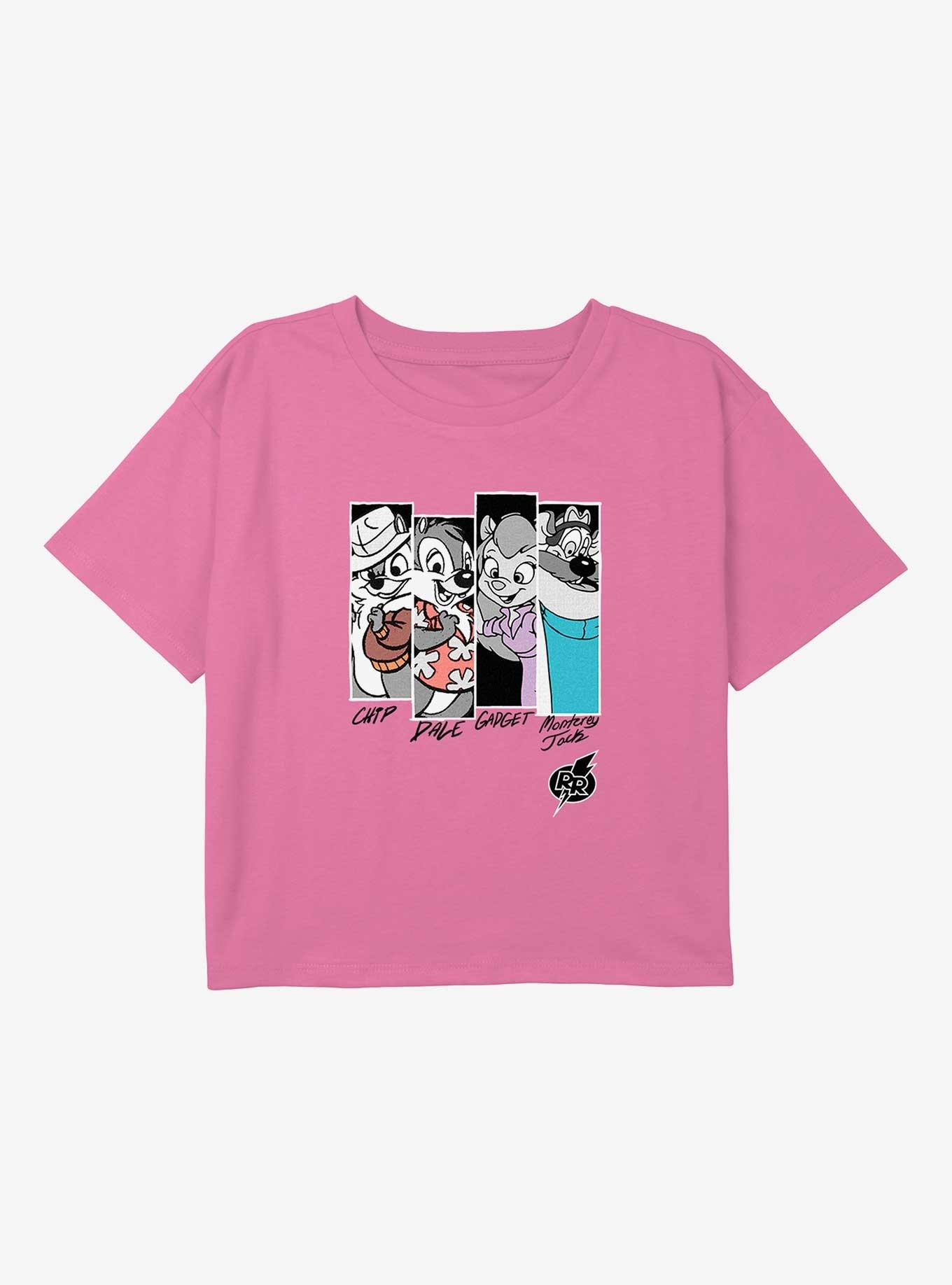 Disney Chip 'n' Dale Rescue Them Youth Girls Boxy T-Shirt, , hi-res