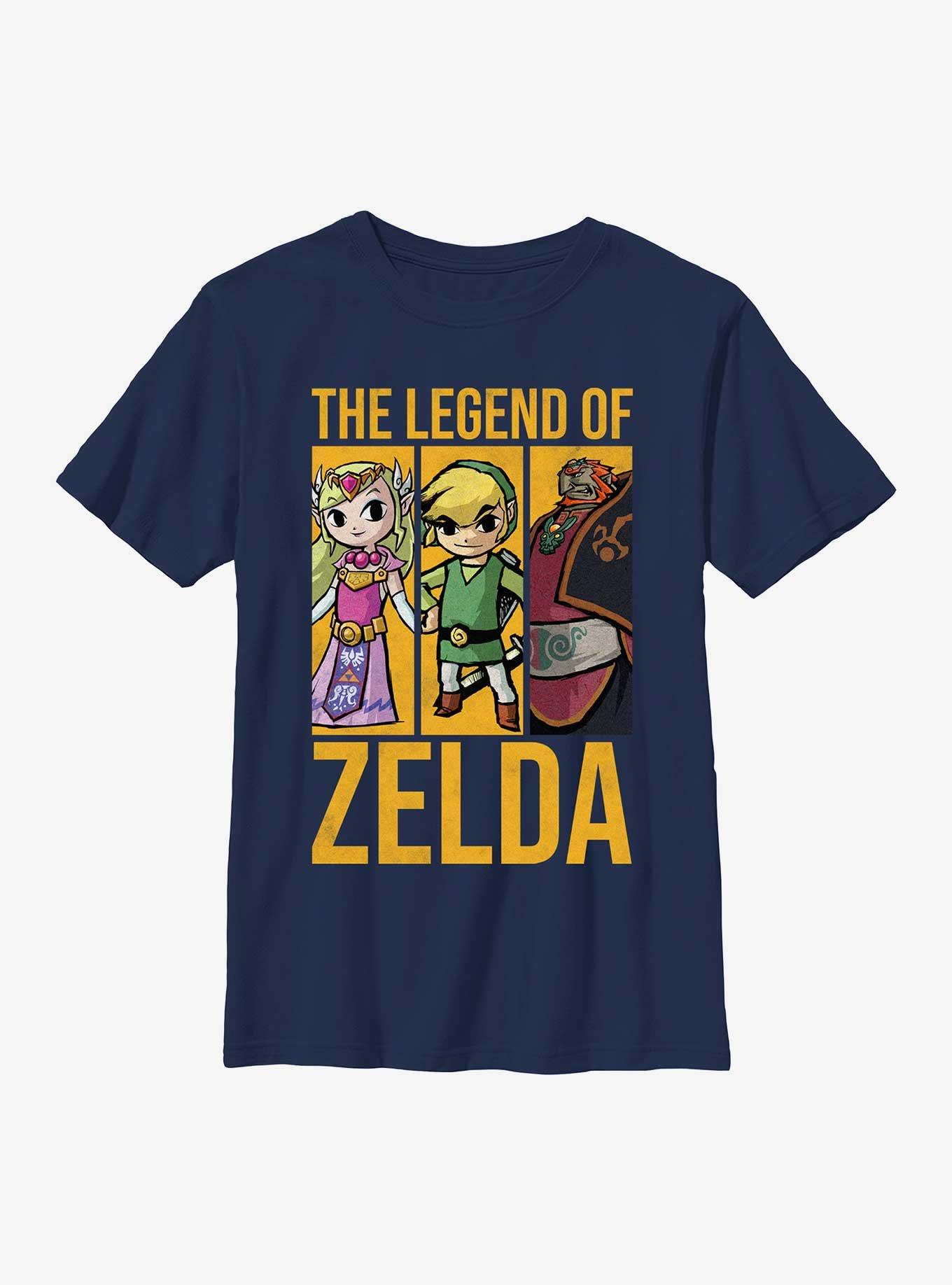 The Legend Of Zelda Zelda Toon Trio Youth T-Shirt, , hi-res