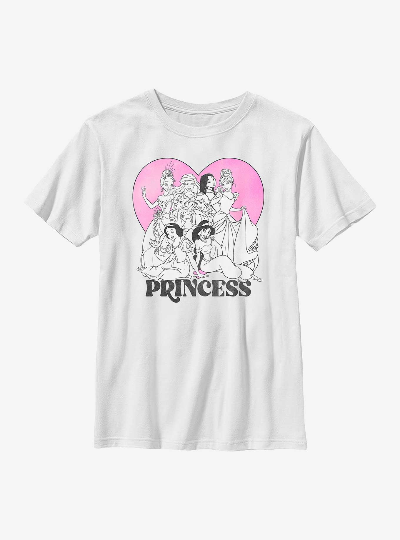 Disney Princesses Heart Youth T-Shirt, , hi-res
