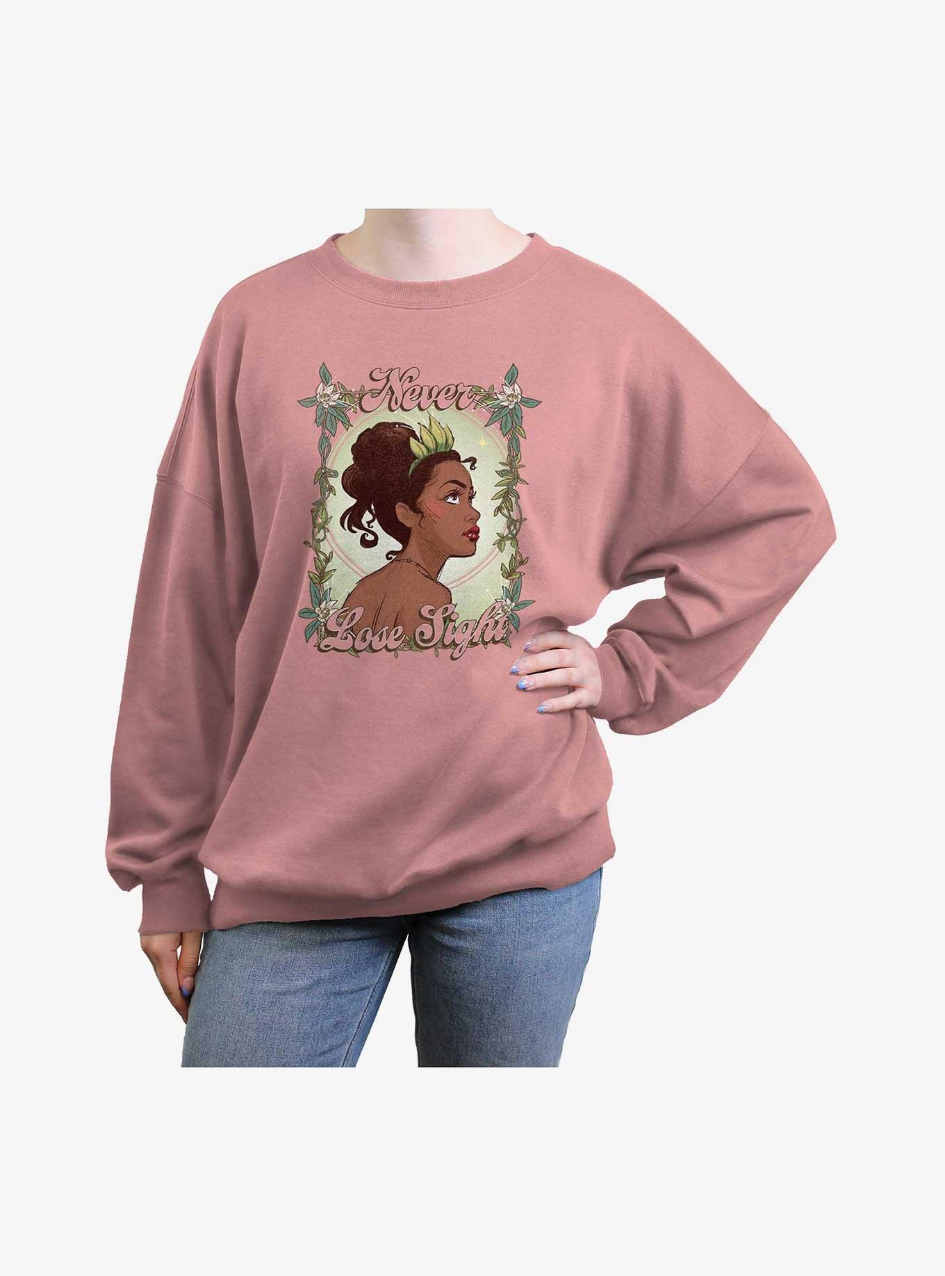 Disney The Princess And The Frog Tiana Never Lose Sight Womens Oversized Sweatshirt, , hi-res