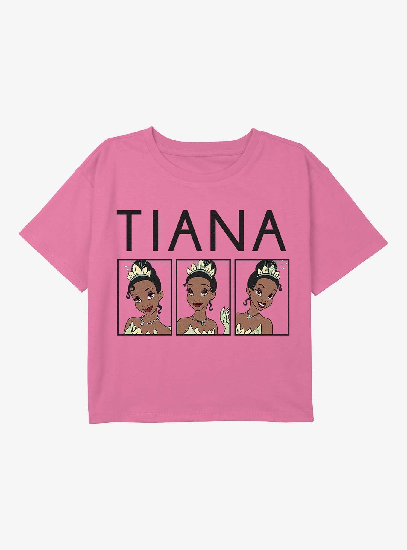 Disney The Princess And The Frog Tiana Mood Boxes Youth Girls Boxy T-Shirt, , hi-res