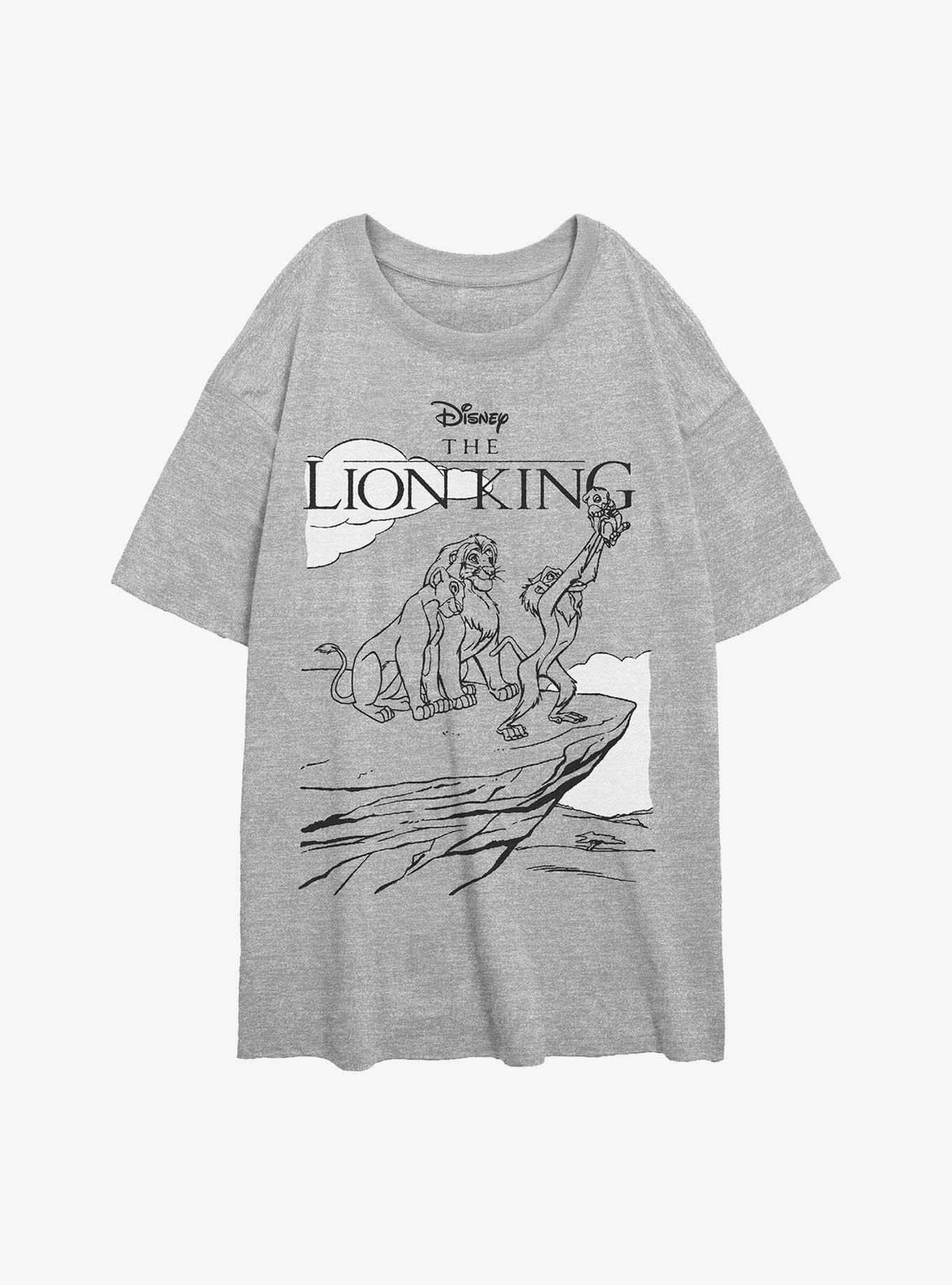 Disney The Lion King Pride Raise Womens Oversized T-Shirt, , hi-res