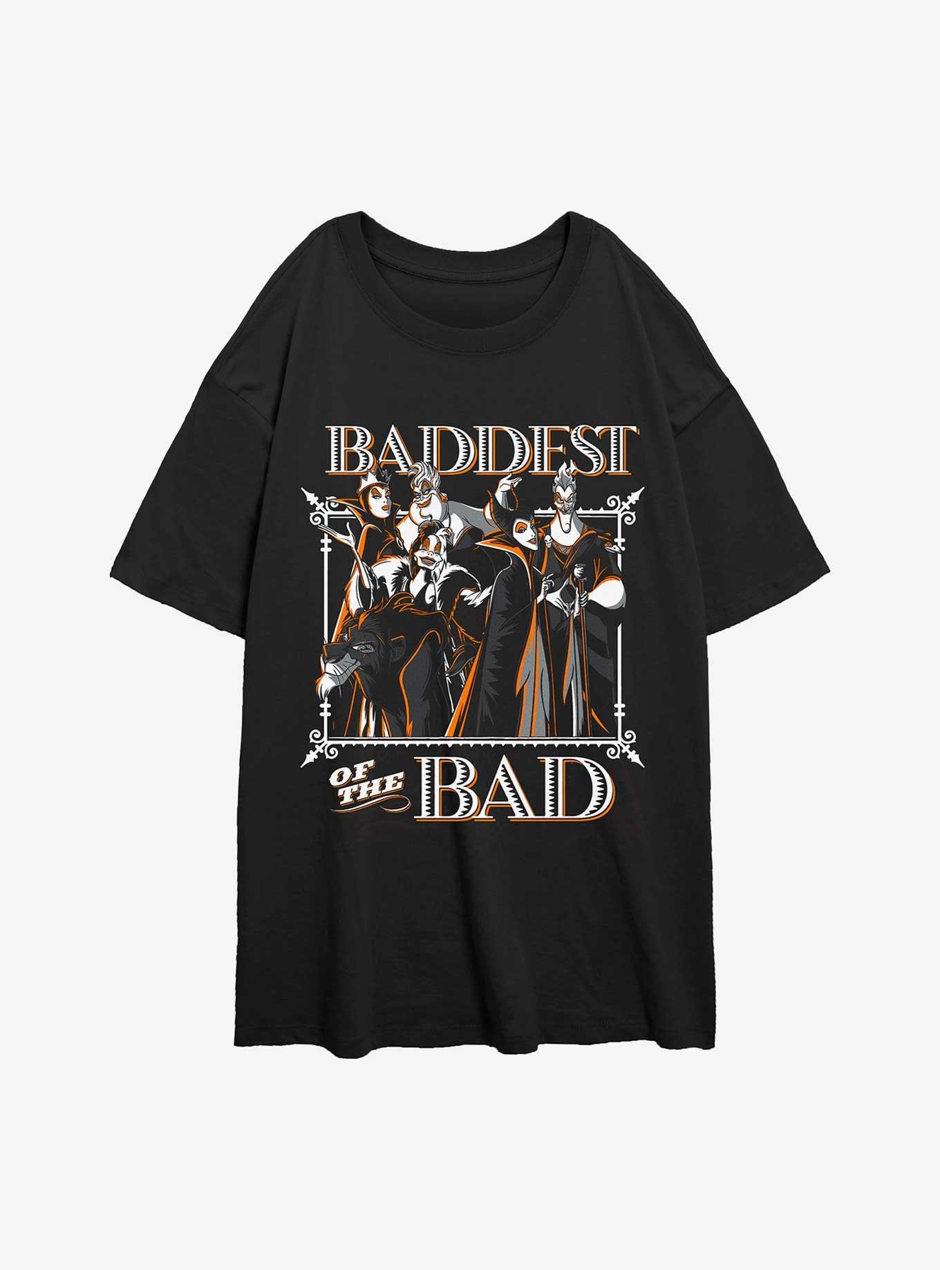 Disney Villains Baddest Of The Bad Womens Oversized T-Shirt, , hi-res
