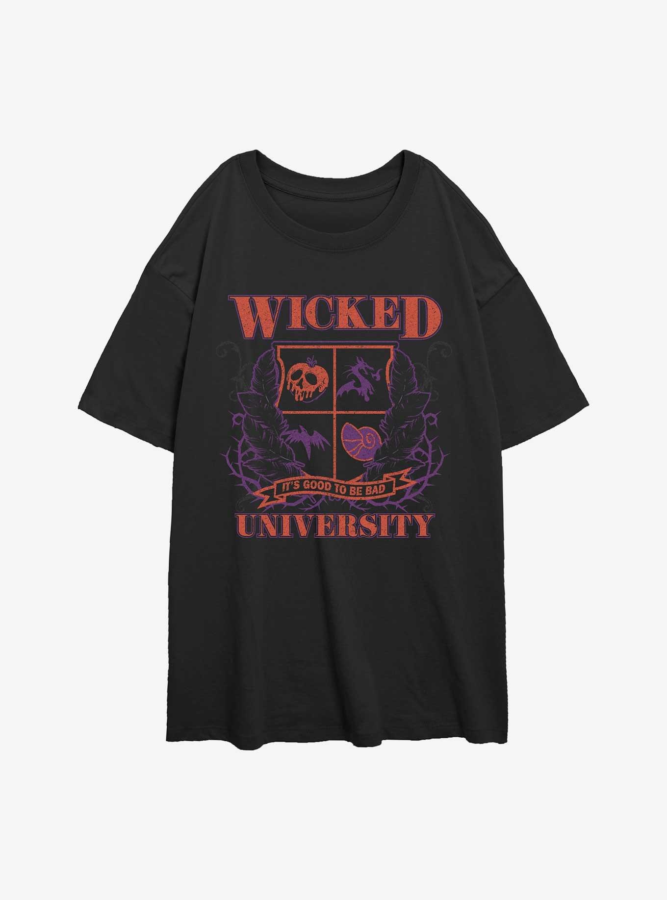 Disney Villains Wicked University Womens Oversized T-Shirt, , hi-res