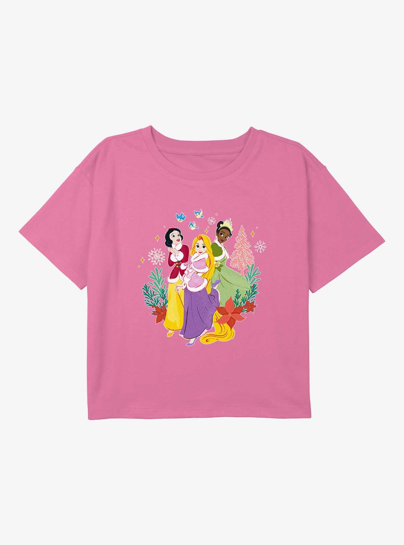 Disney Princesses Winter Princess Youth Girls Boxy T-Shirt, , hi-res