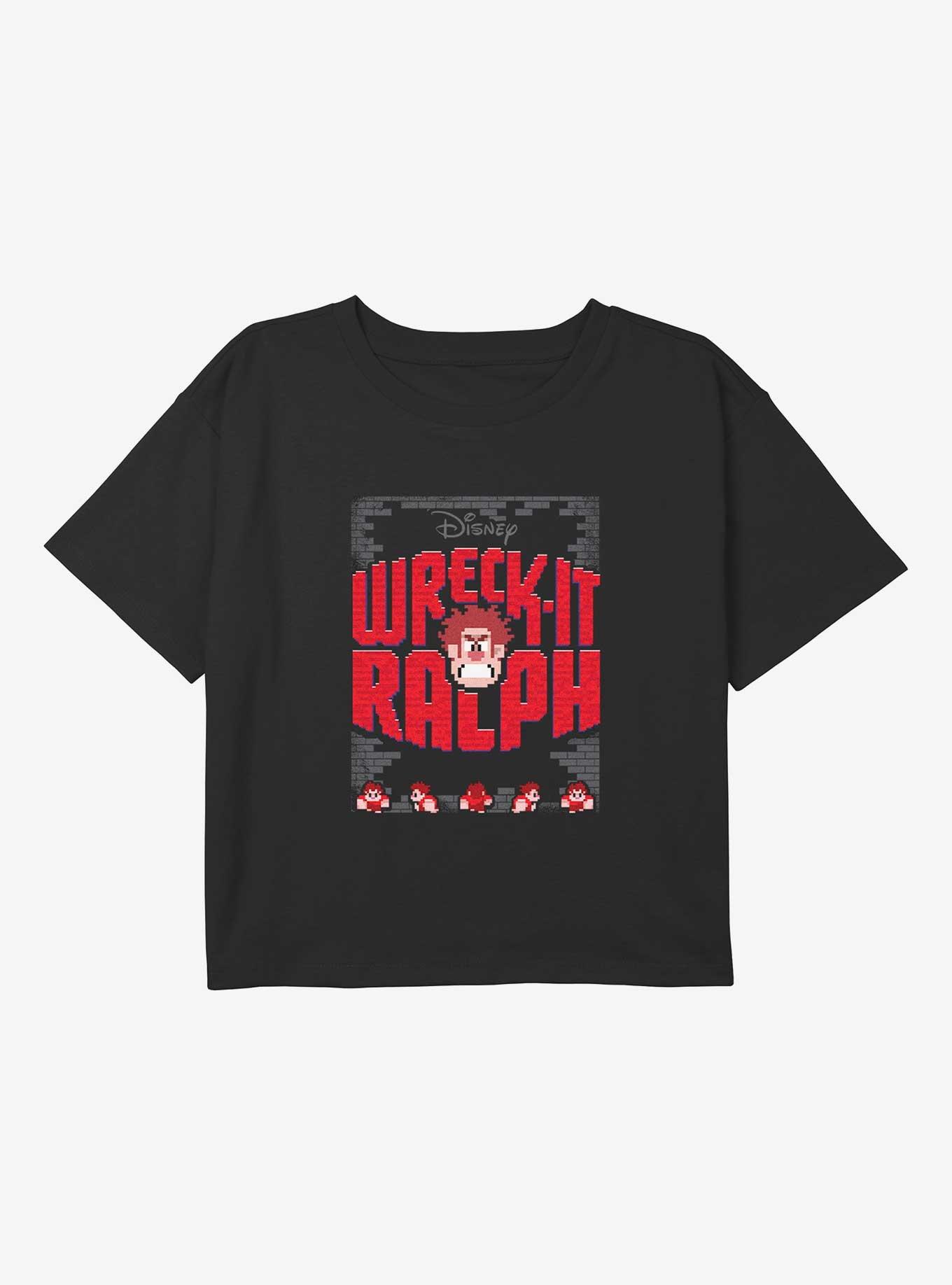 Disney Wreck It Ralph Stack Youth Girls Boxy T-Shirt, , hi-res