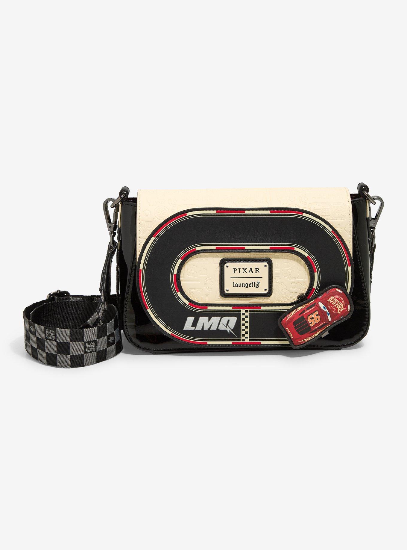 Loungefly Disney Pixar Cars Lightning McQueen Racetrack Crossbody Bag, , hi-res