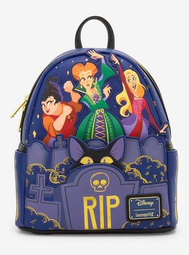 hocus pocus binx plush mini backpack Exclusive Costume Light Up Glow | Officially Licensed | Plastic/Vegan Leather This accessory gives shape to Thackery Binx as he takes his feline form Loungefly Disney Hocus Pocus Sisters