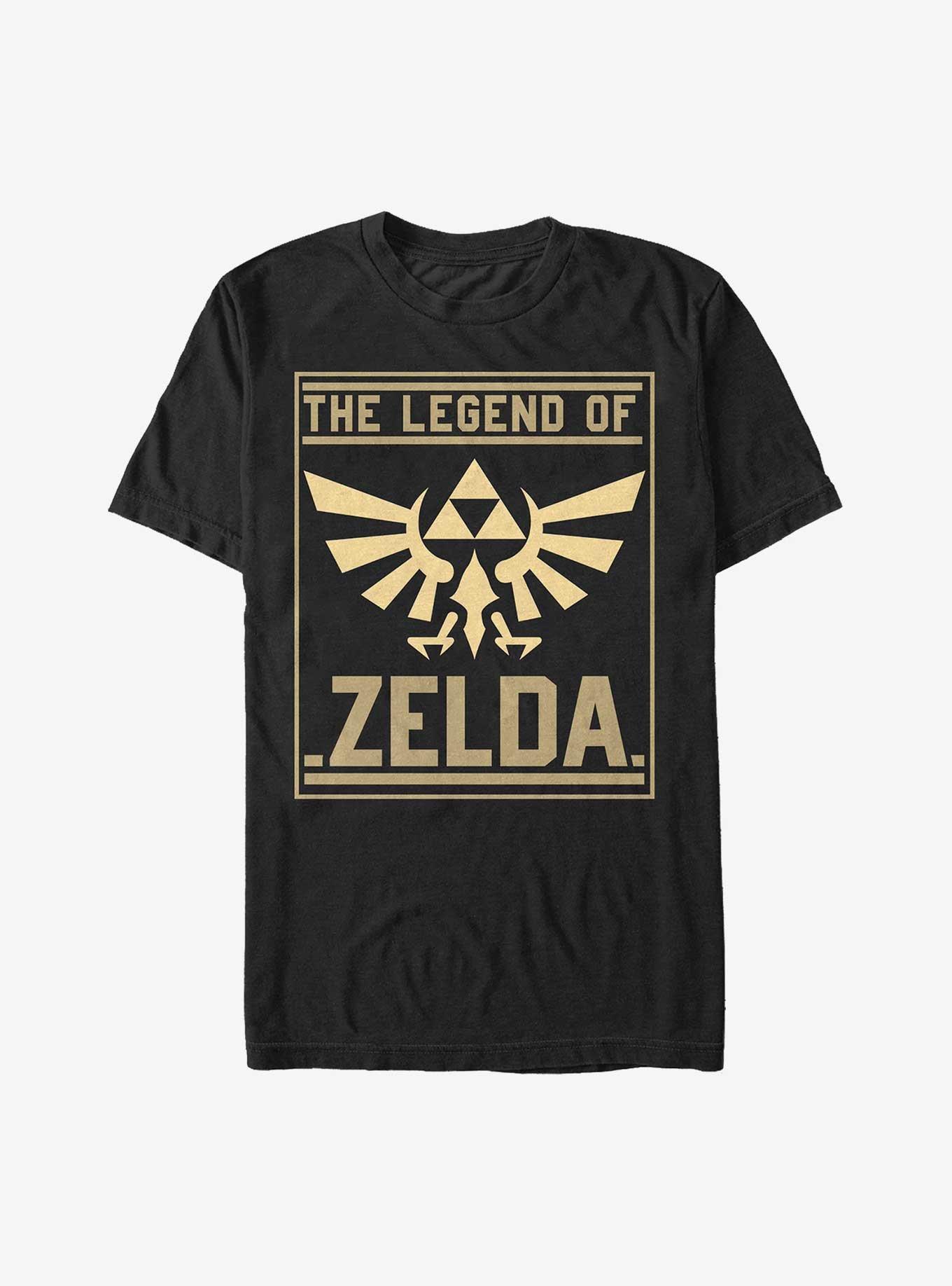 The Legend Of Zelda Giant Logo Box T-Shirt, , hi-res
