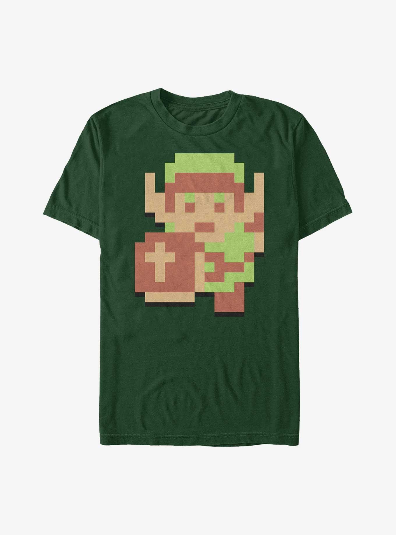 The Legend Of Zelda Giant Pixel Hero T-Shirt, , hi-res