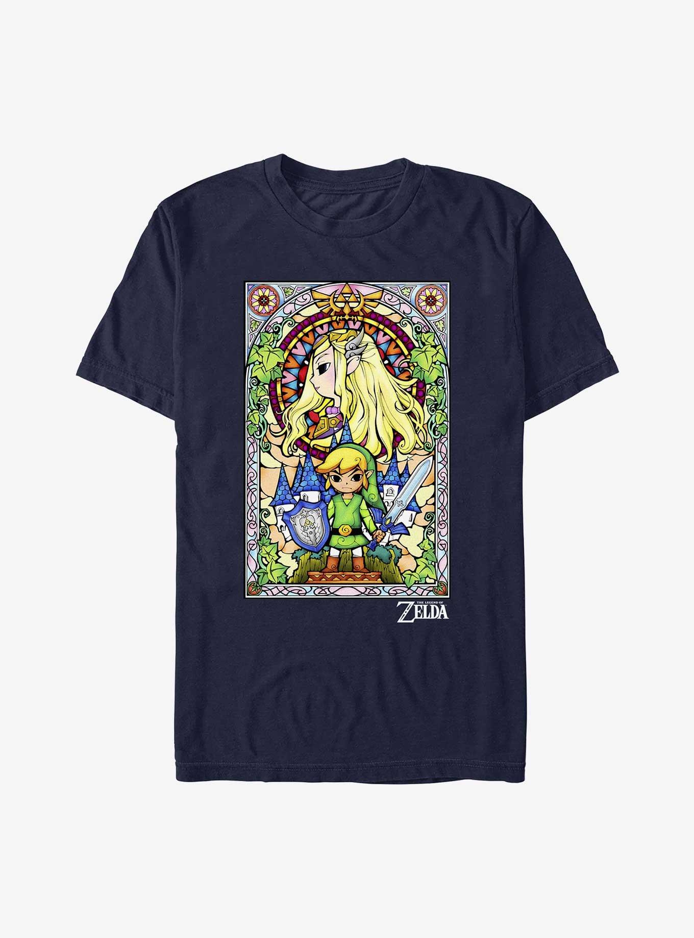 The Legend Of Zelda Regal Stained Glass T-Shirt, , hi-res