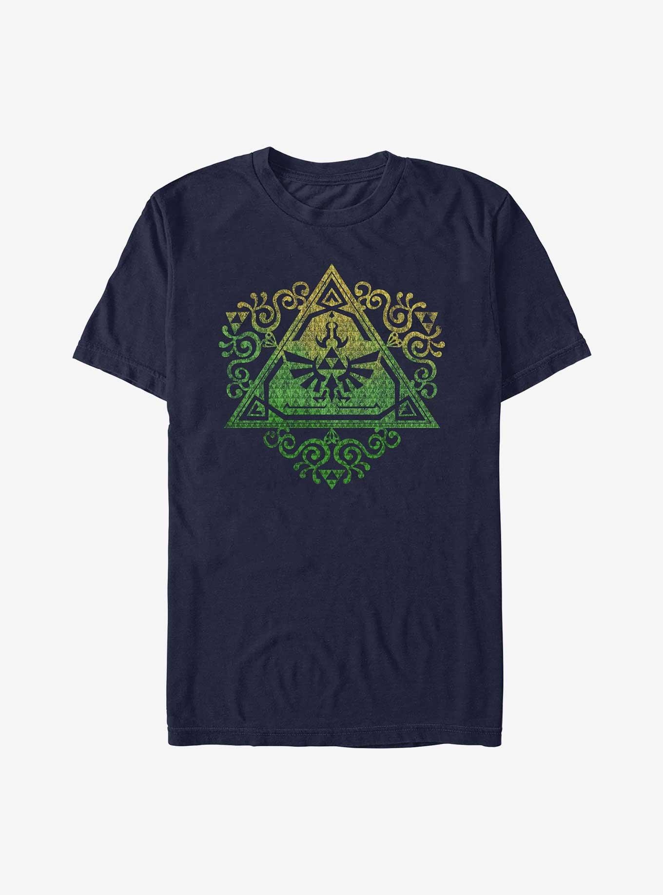 The Legend Of Zelda Tri Logo Scroll T-Shirt, , hi-res