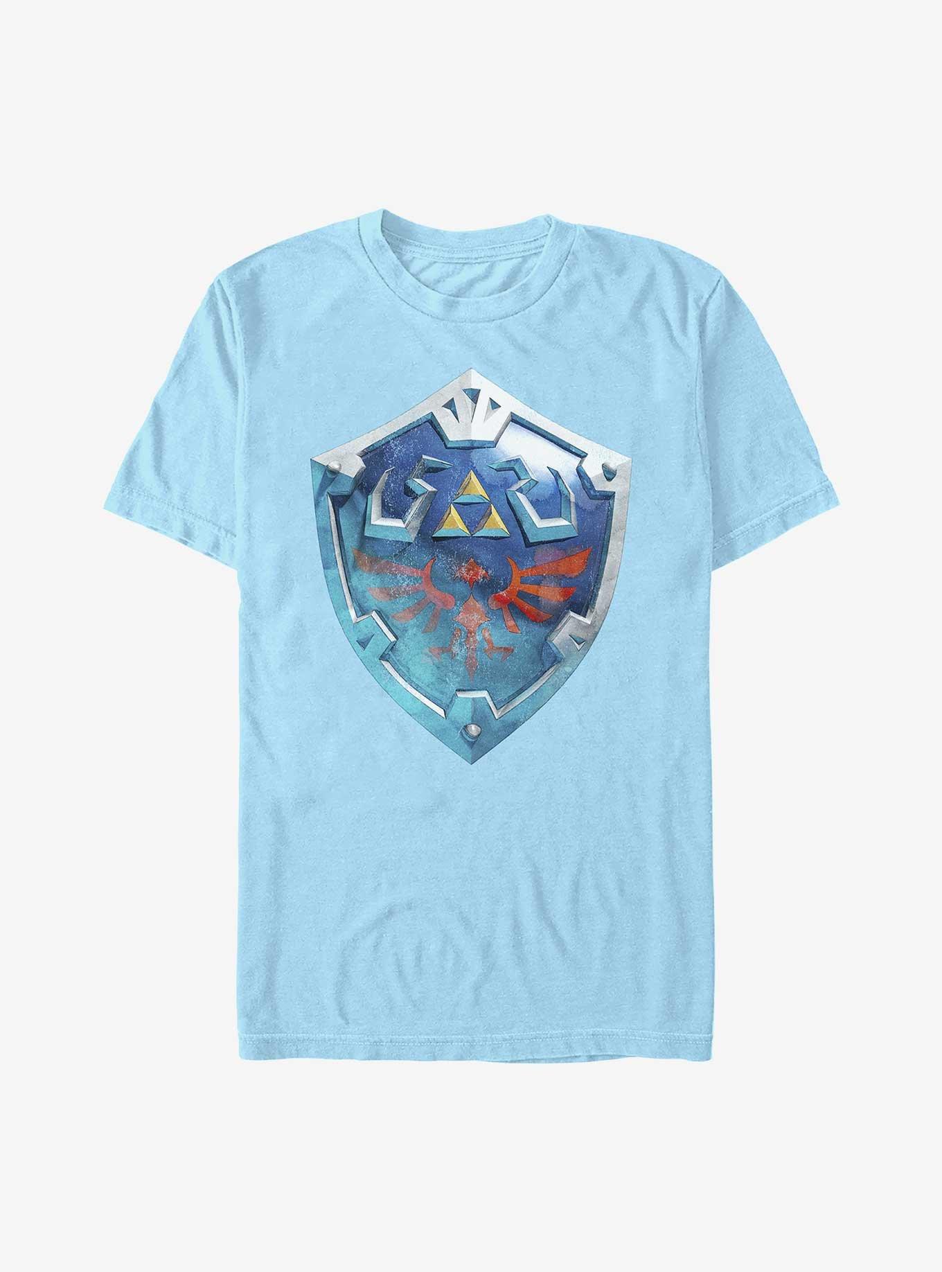 The Legend Of Zelda Skyward Shield T-Shirt, , hi-res