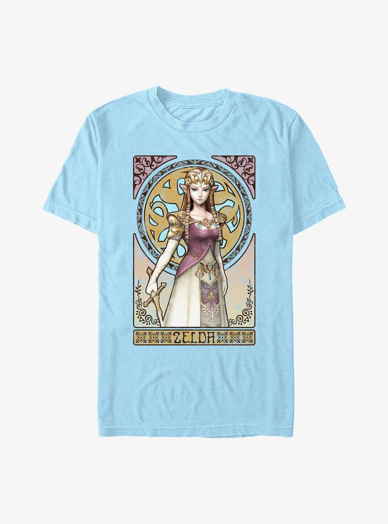 The Legend Of Zelda Nouveau T-Shirt, LT BLUE, hi-res