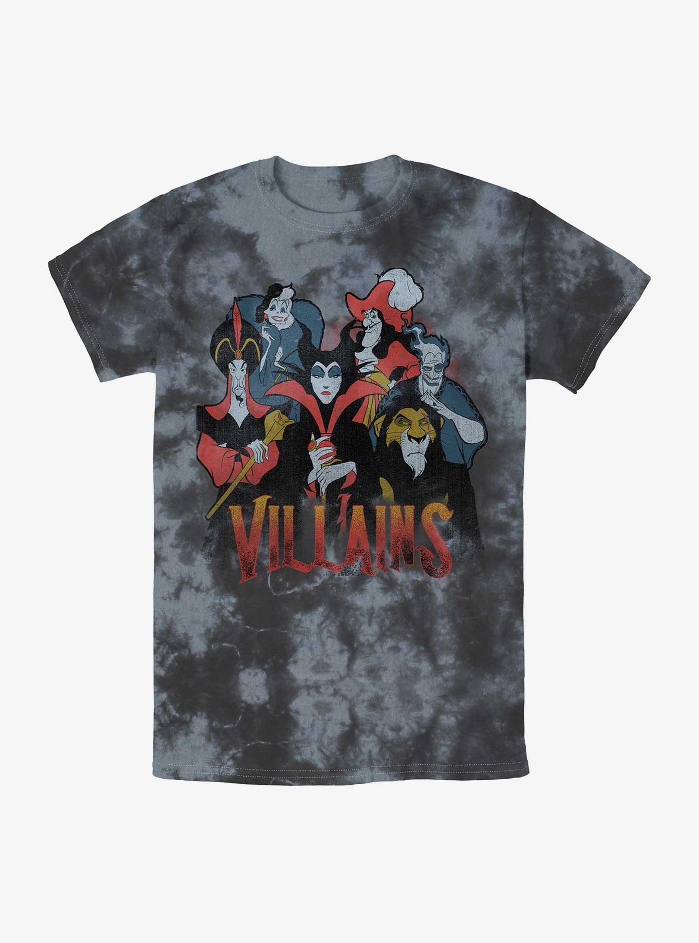 Disney Villains Vintage Tie-Dye T-Shirt, , hi-res