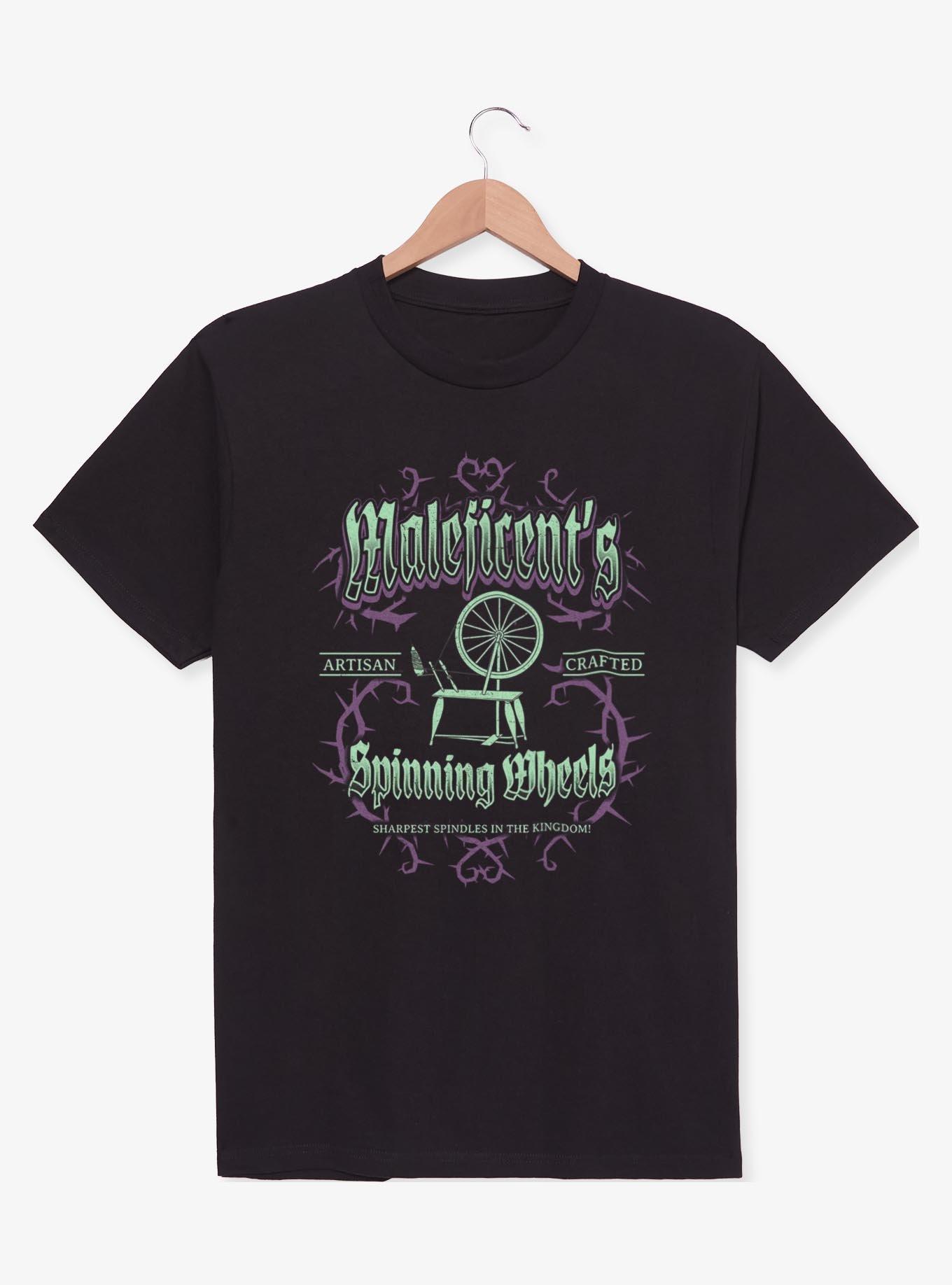 Disney Villains Maleficent Spinning Wheels Poster T-Shirt