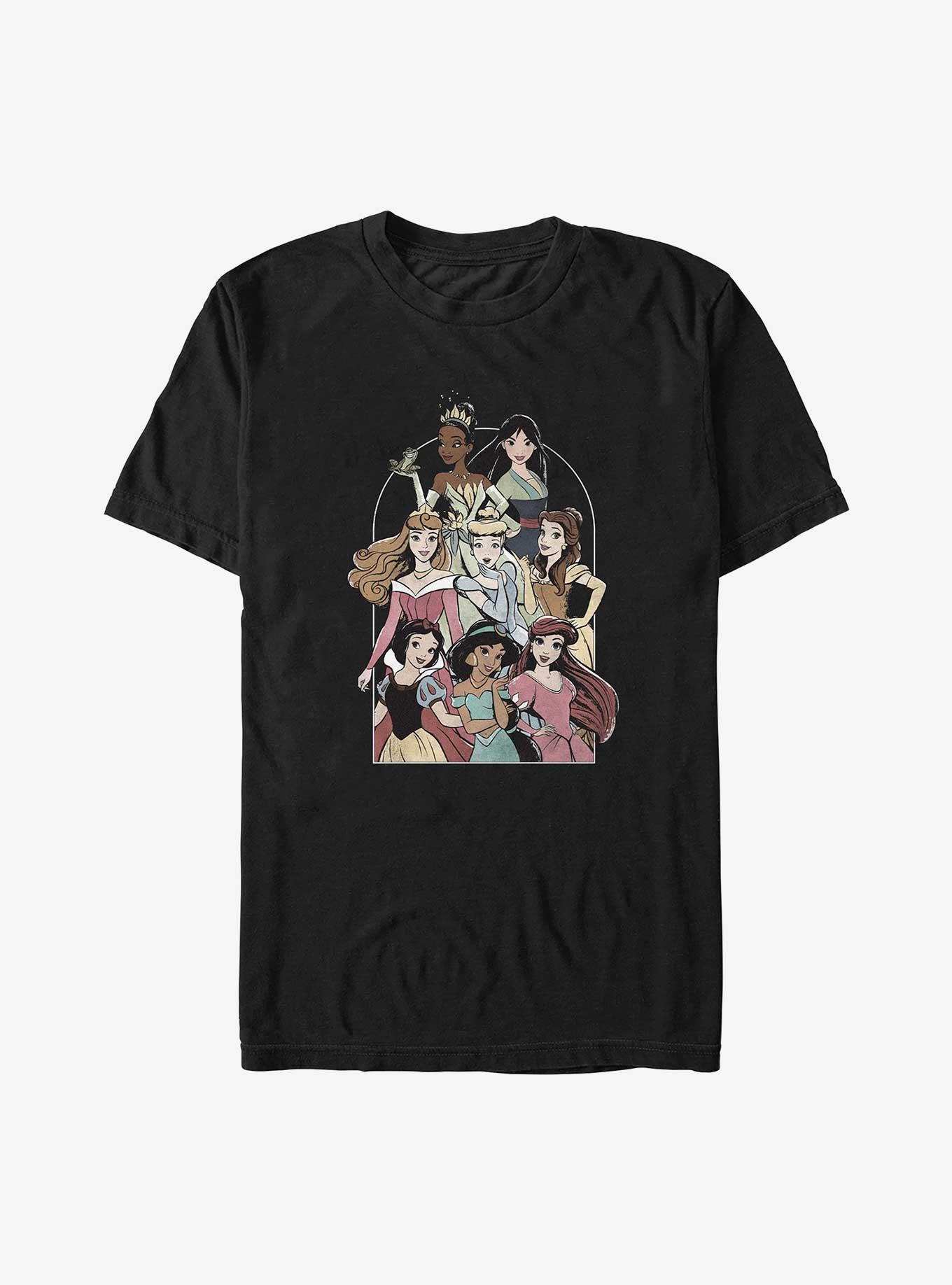 Disney Princesses Group T-Shirt, BLACK, hi-res
