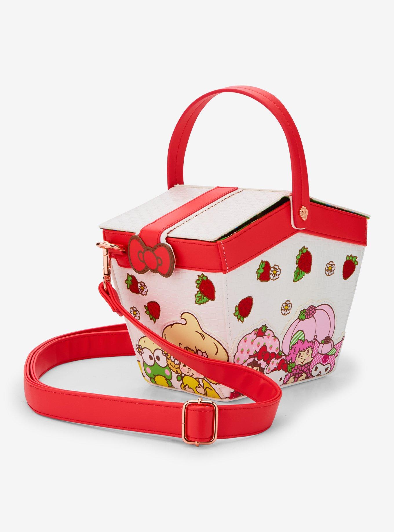 Hello Kitty And Friends X Strawberry Shortcake Picnic Basket Crossbody Bag, , hi-res