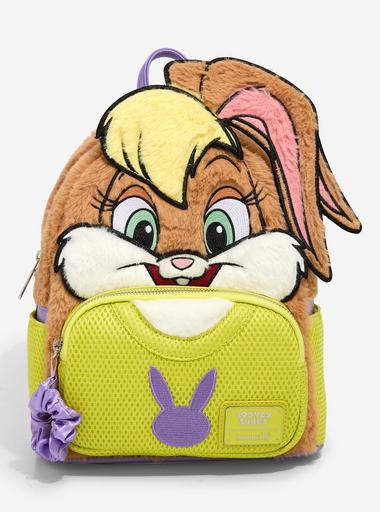 NWT Looney Tunes Lola Bunny Backpack With Scrunchie Amazon.com: Loungefly Warner Bros Looney Tunes Lola Bunny  main image 4