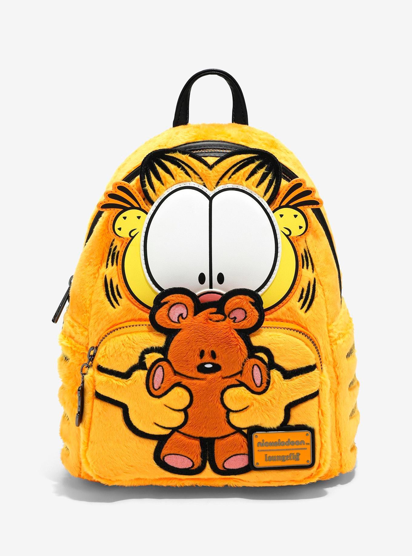 Loungefly Garfield & Pooky Fuzzy Mini Backpack | Hot Topic display picture 1