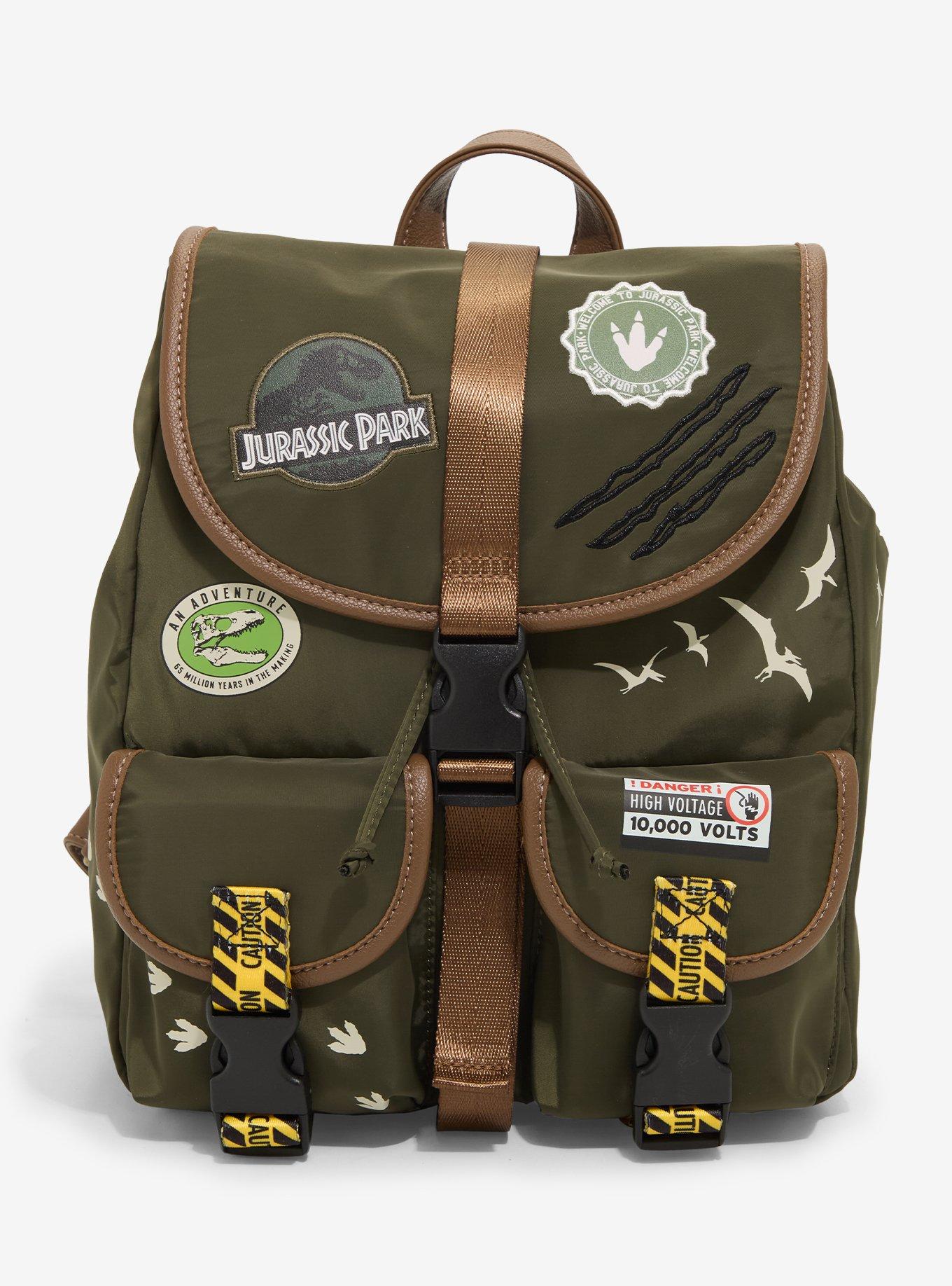 Jurassic Park Patches Slouch Mini Backpack, , hi-res