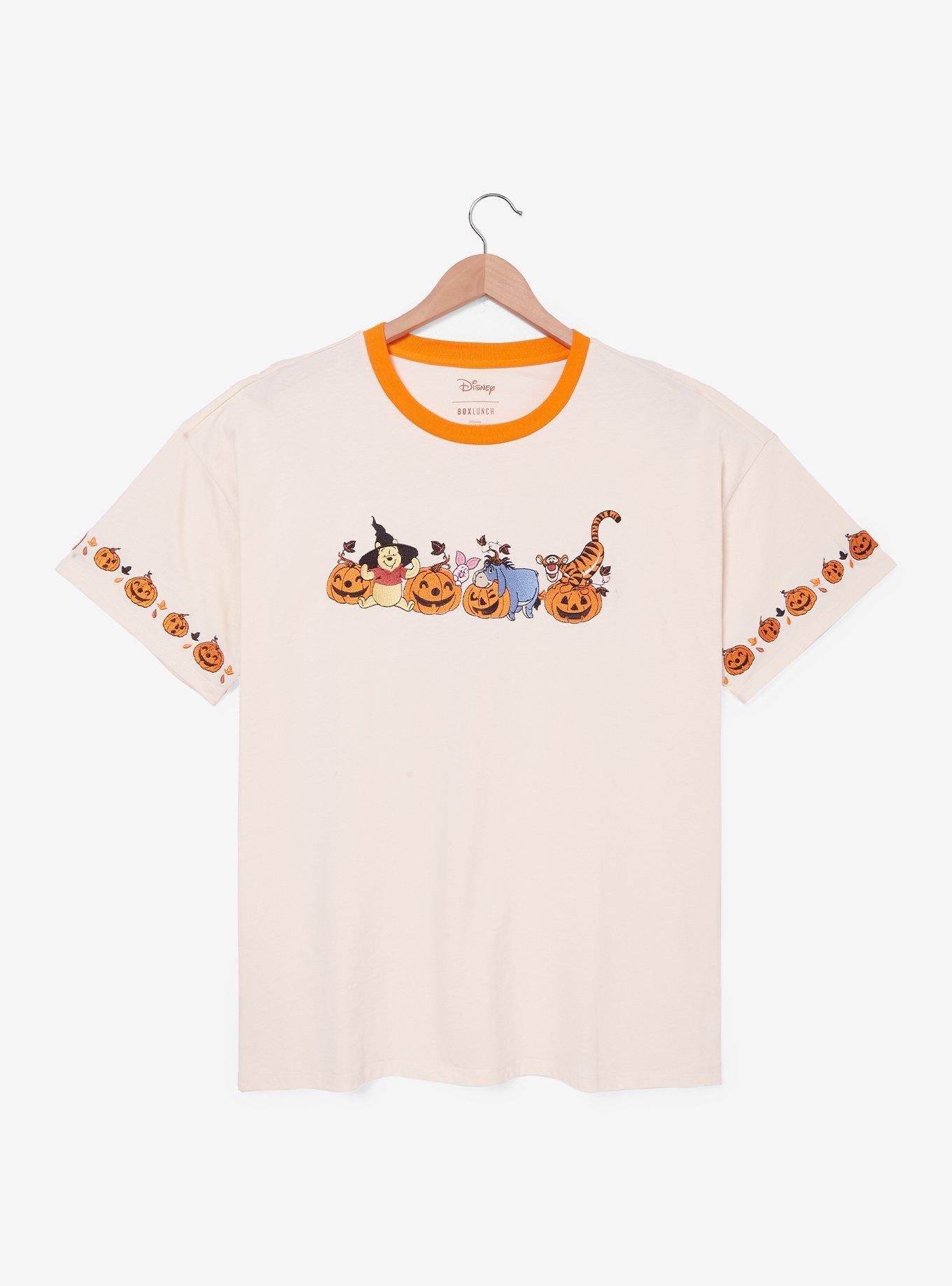 Disney Winnie the Pooh Jack-o-Lantern Pooh Bear & Friends Plus Size T-Shirt, , hi-res