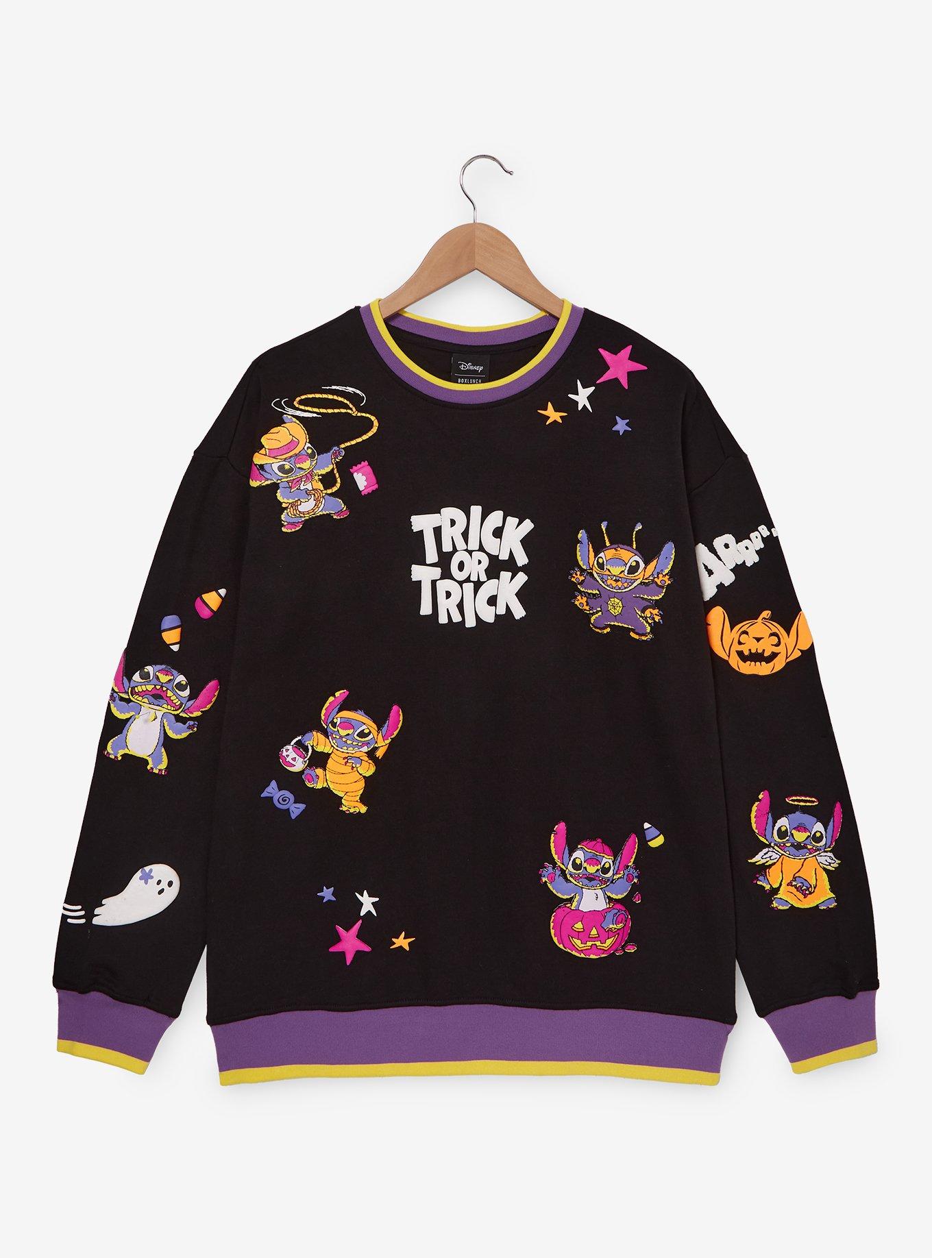 Disney Lilo & Stitch Trick Or Treat Halloween Sweatshirt, , hi-res