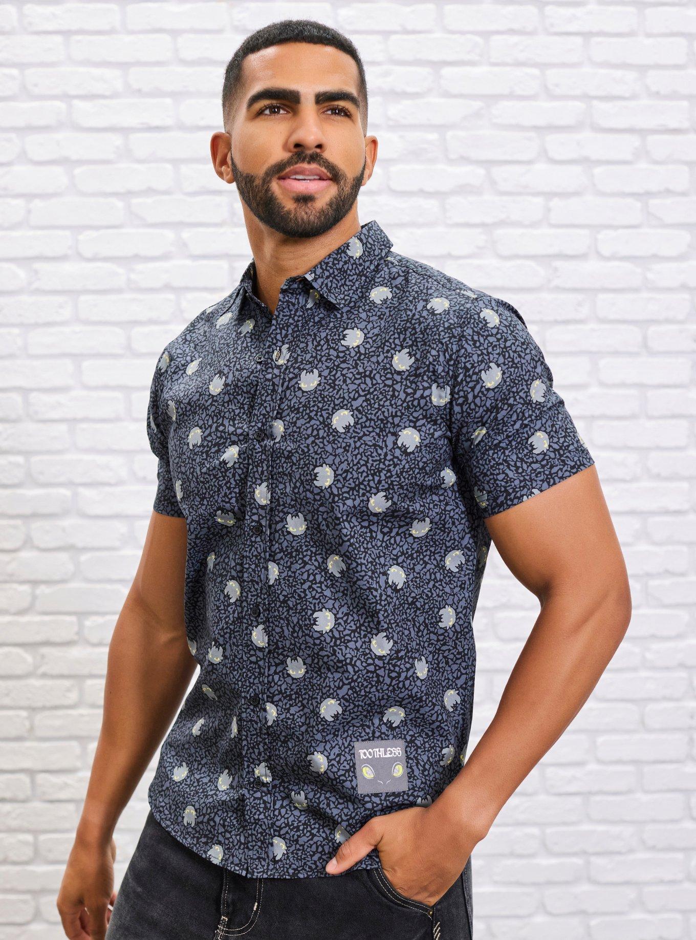Our Universe How To Train Your Dragon Toothless Woven Button-Up Our Universe Exclusive, , hi-res