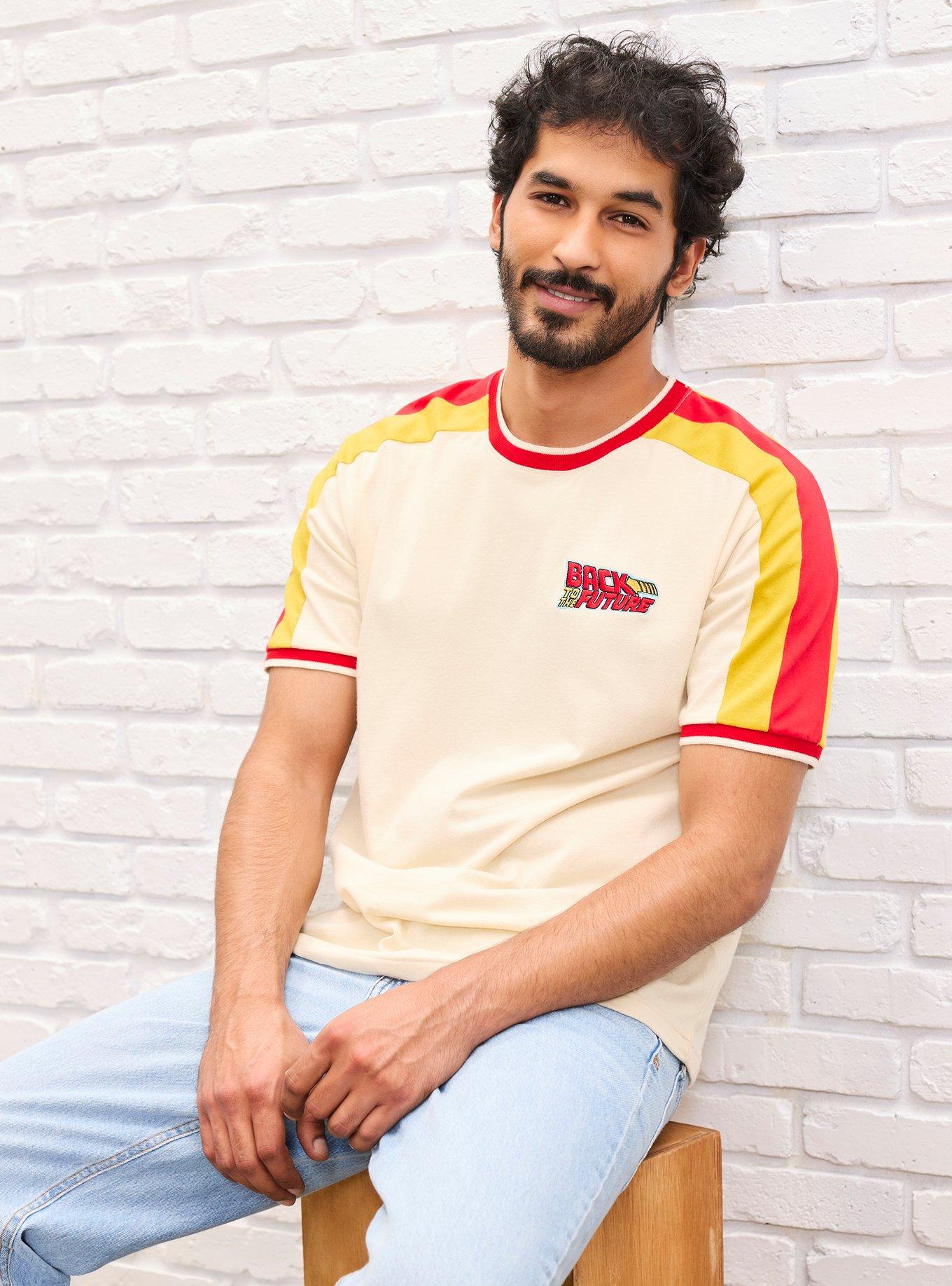 Our Universe Back To The Future Retro Stripe T-Shirt Our Universe Exclusive, , hi-res
