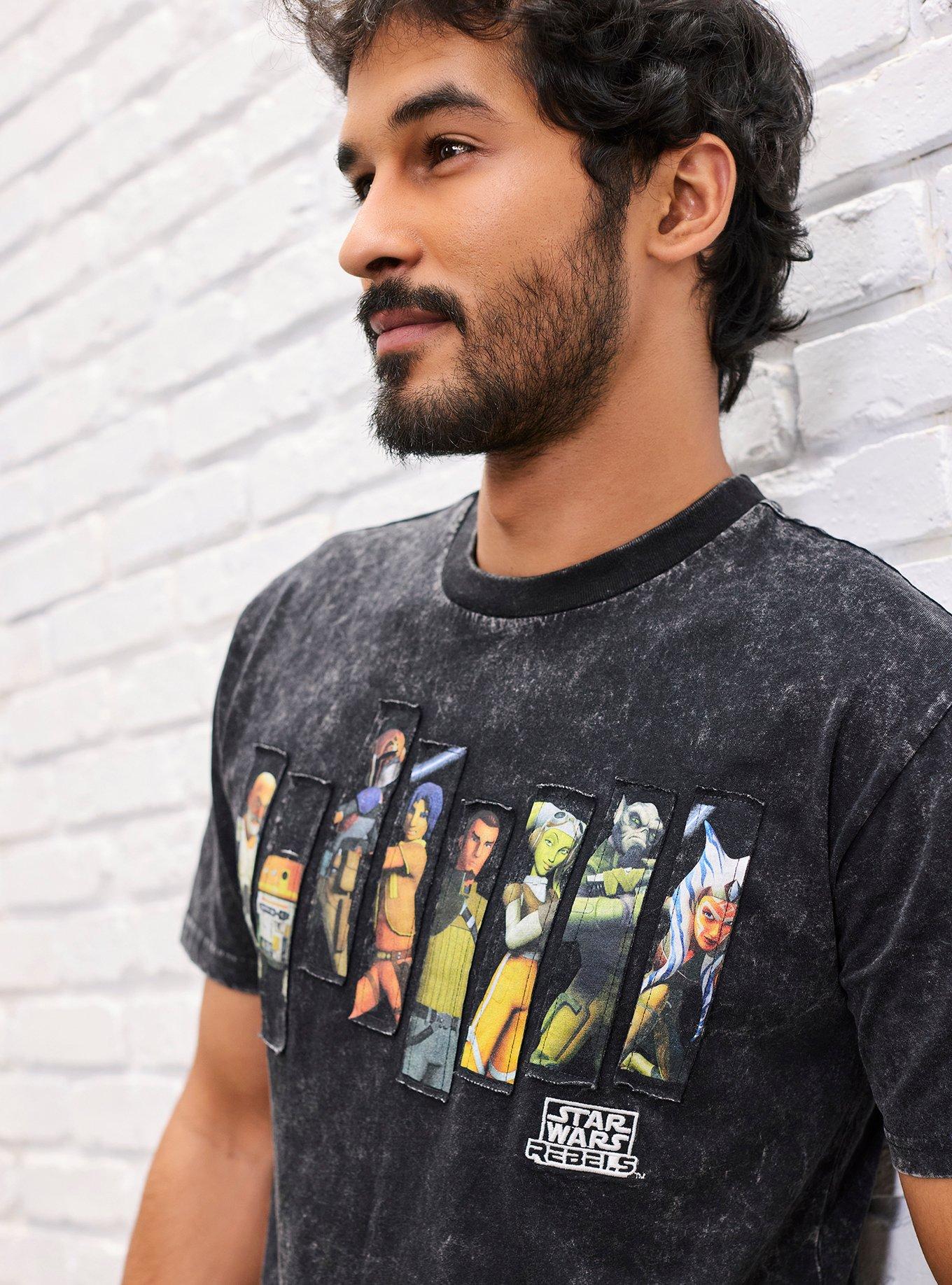 Our Universe Star Wars Rebels Portrait Mineral Wash T-Shirt Our Universe Exclusive, , hi-res